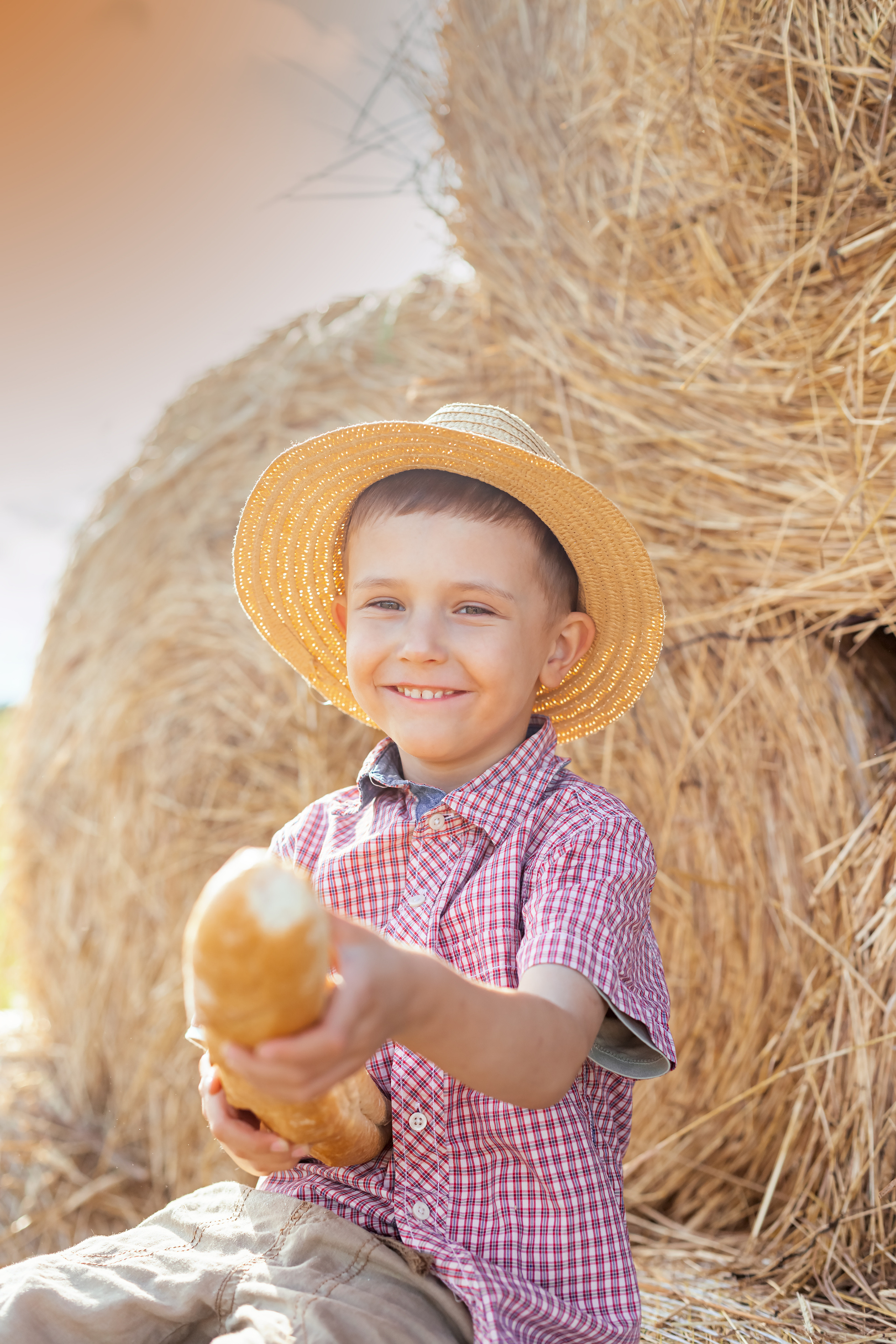 Стога сена. Семейный фотограф Любовь Саркеева