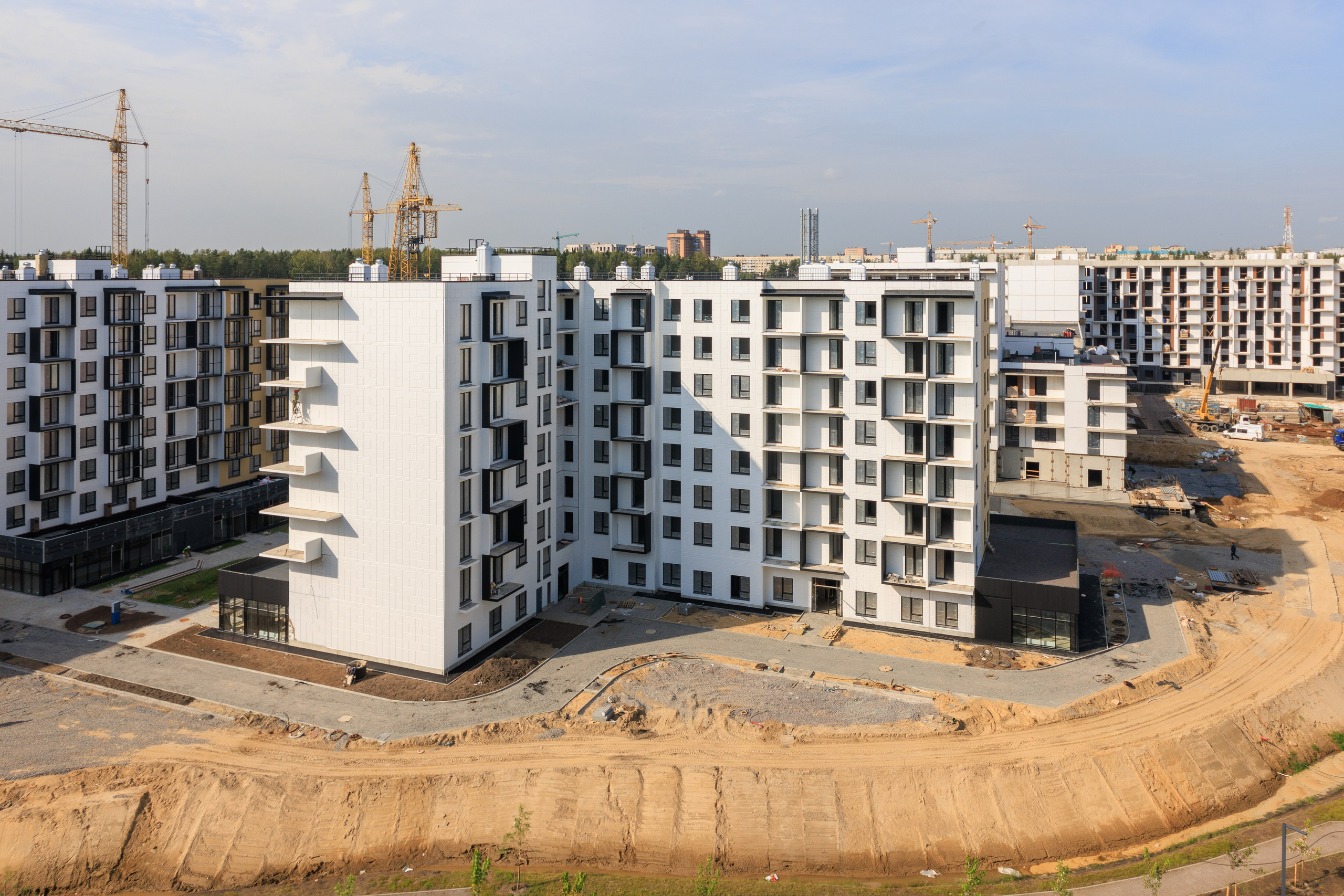 Архитектурная и репортажная фотосъёмка для застройщика