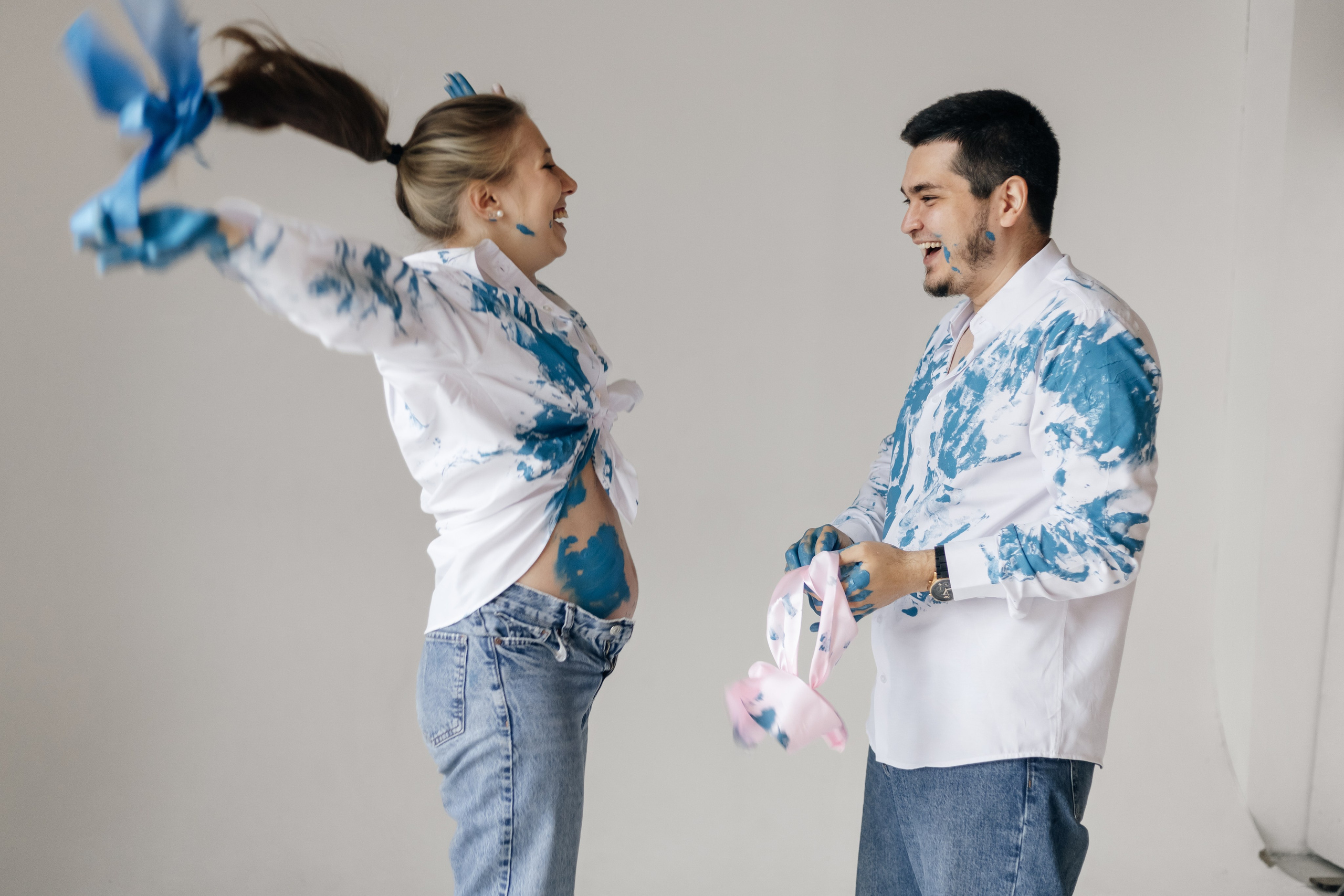 Яркие краски в ожидании нового члена семьи. Свадебный фотограф Михаил Александров