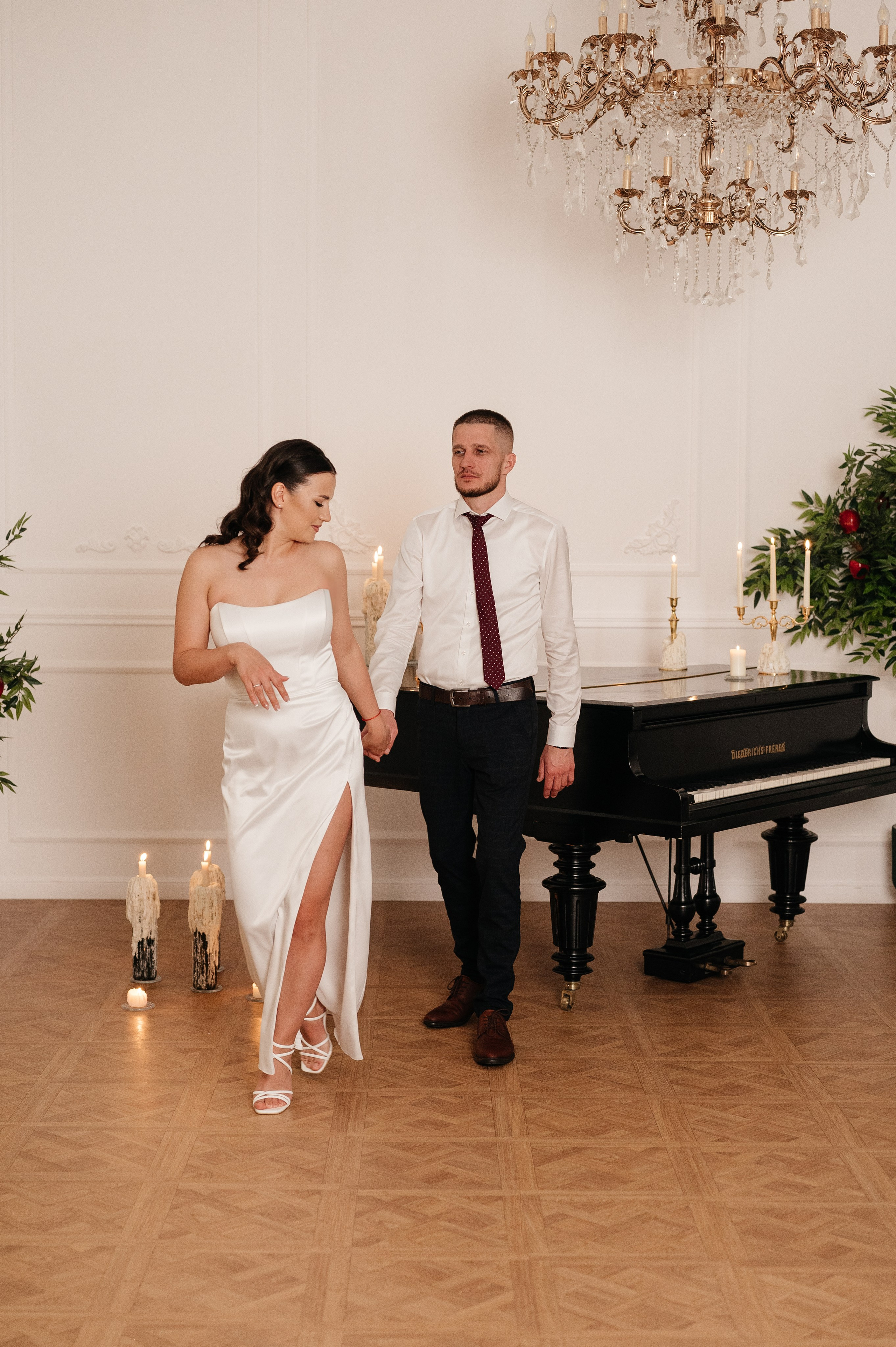 Свадебная фотосессия в студии. Свадебный и семейный фотограф в Краснодаре Алина Мельник