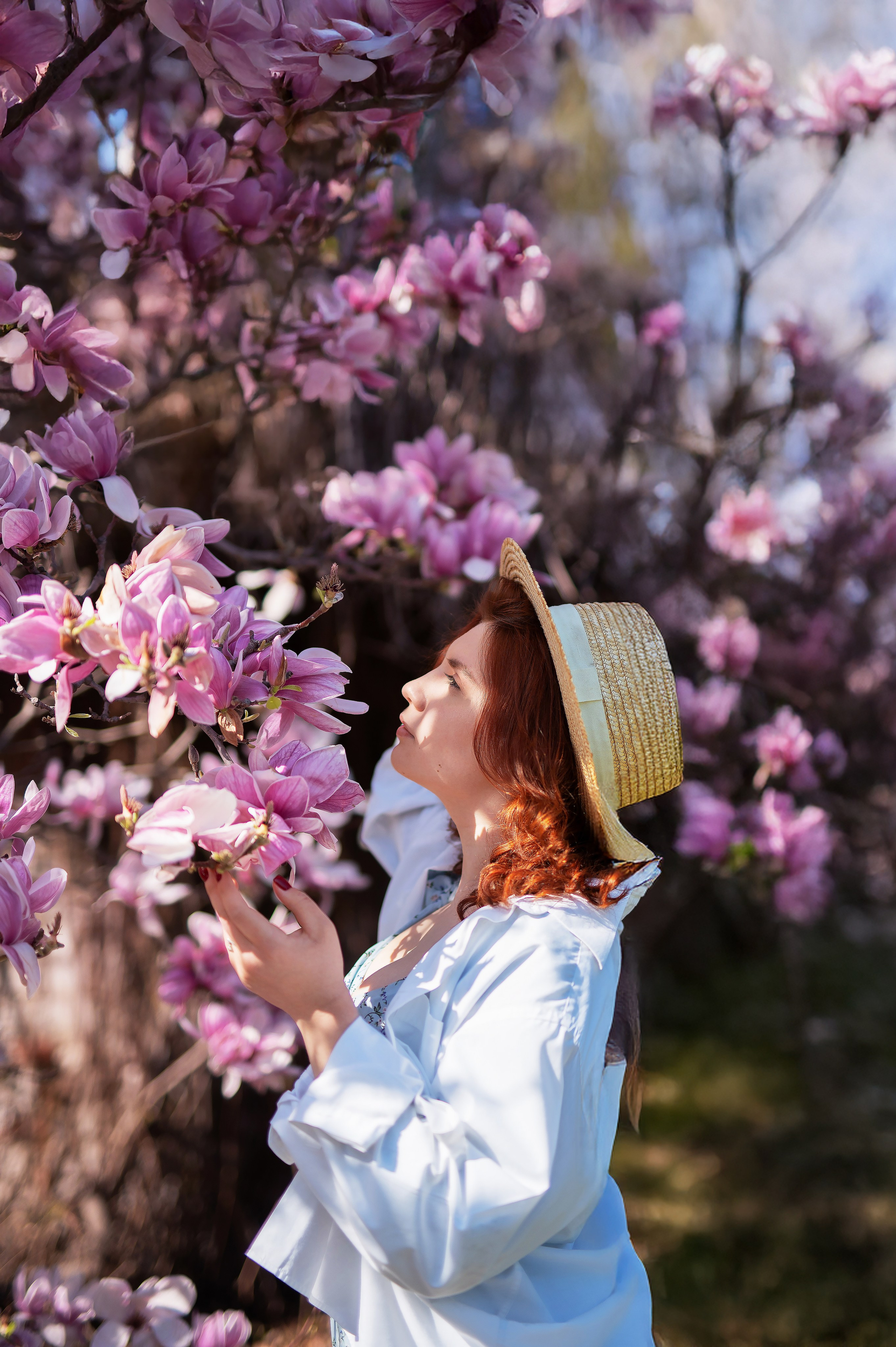 Съемки в магнолии. Детский и семейный фотограф Москва Рязань