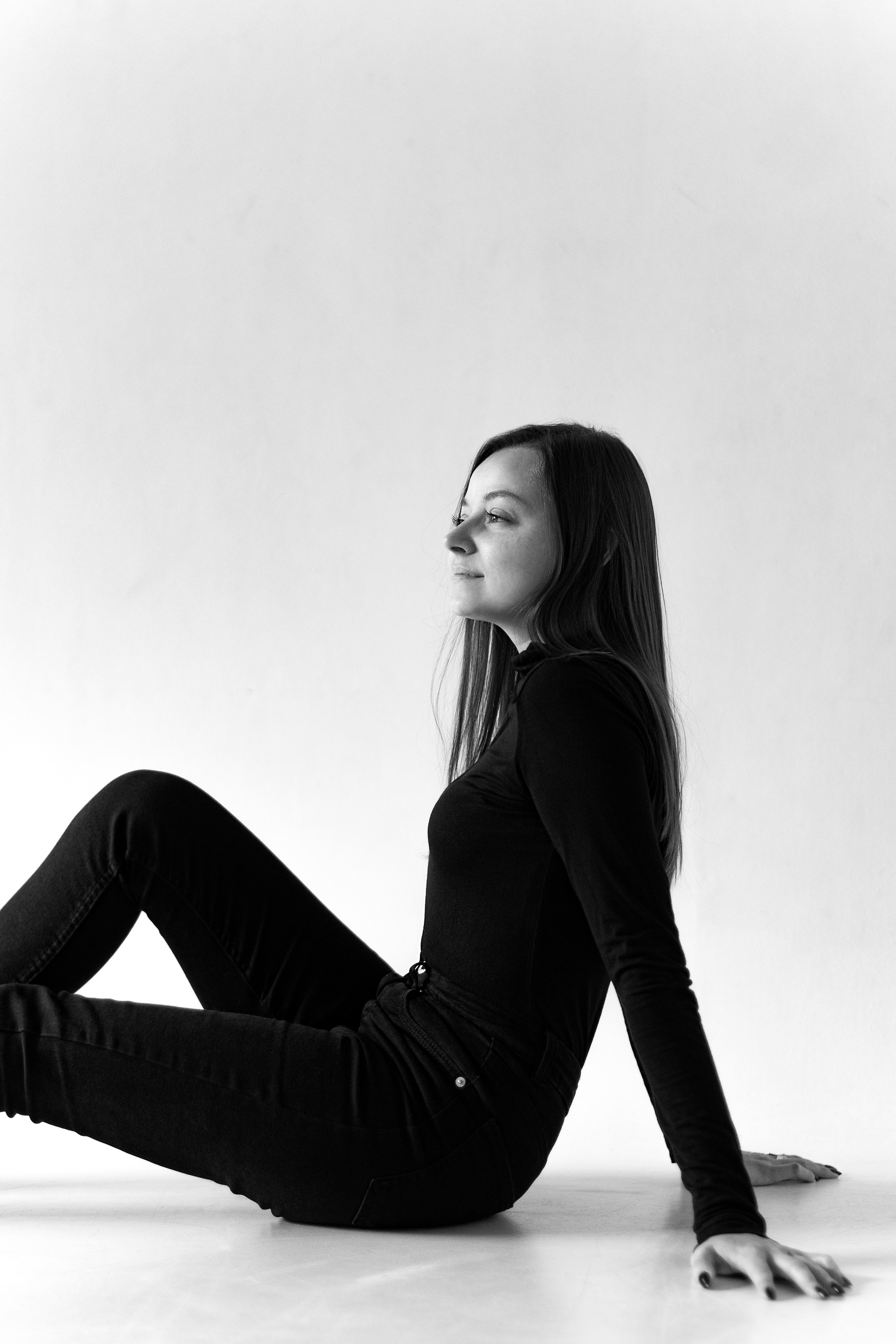 Алина. Классический чб портрет. Фотограф в Челябинске Любовь Денисенко