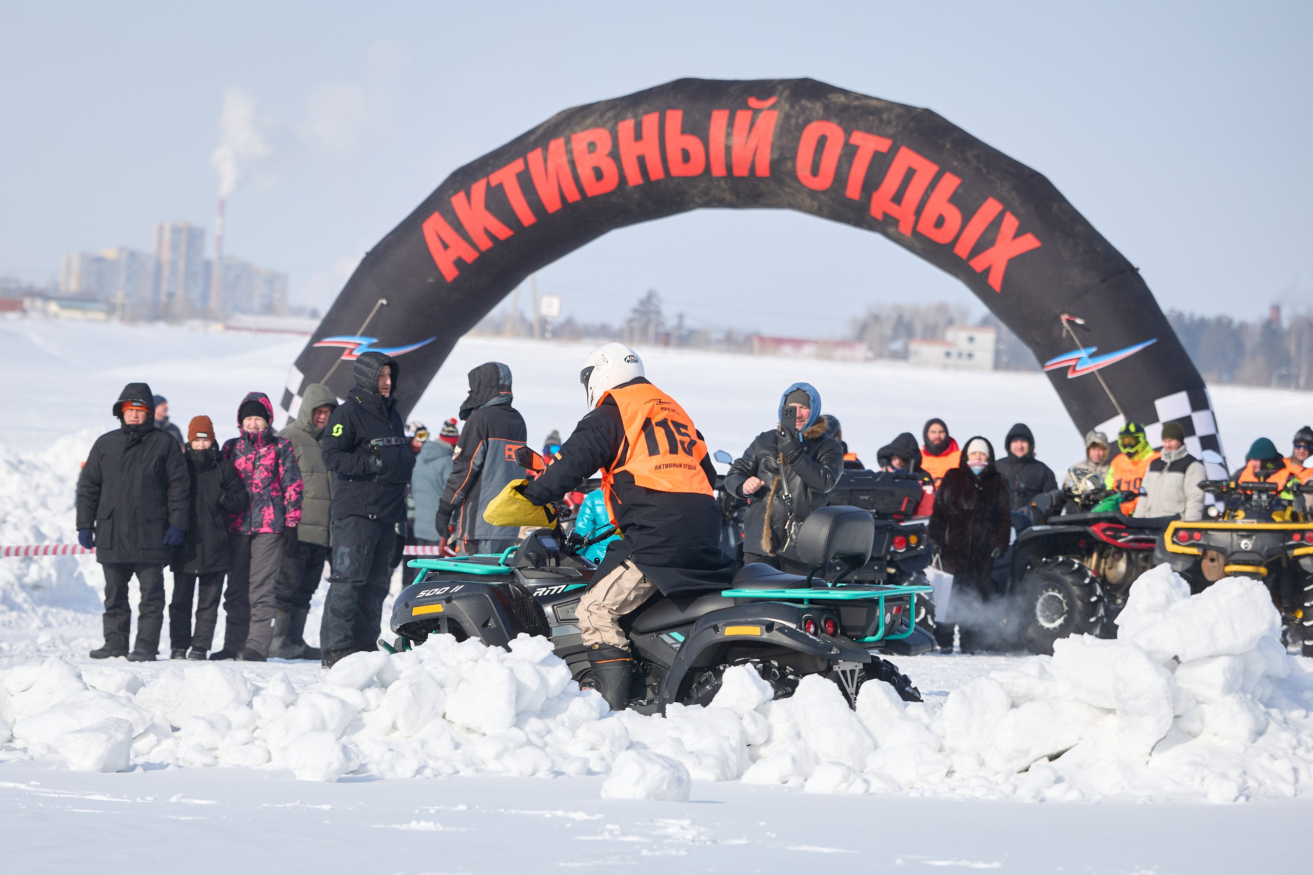 Топим Лёд — 2026. Соревнования на квадроциклах. Фотограф в Новосибирске Алена Скокова
