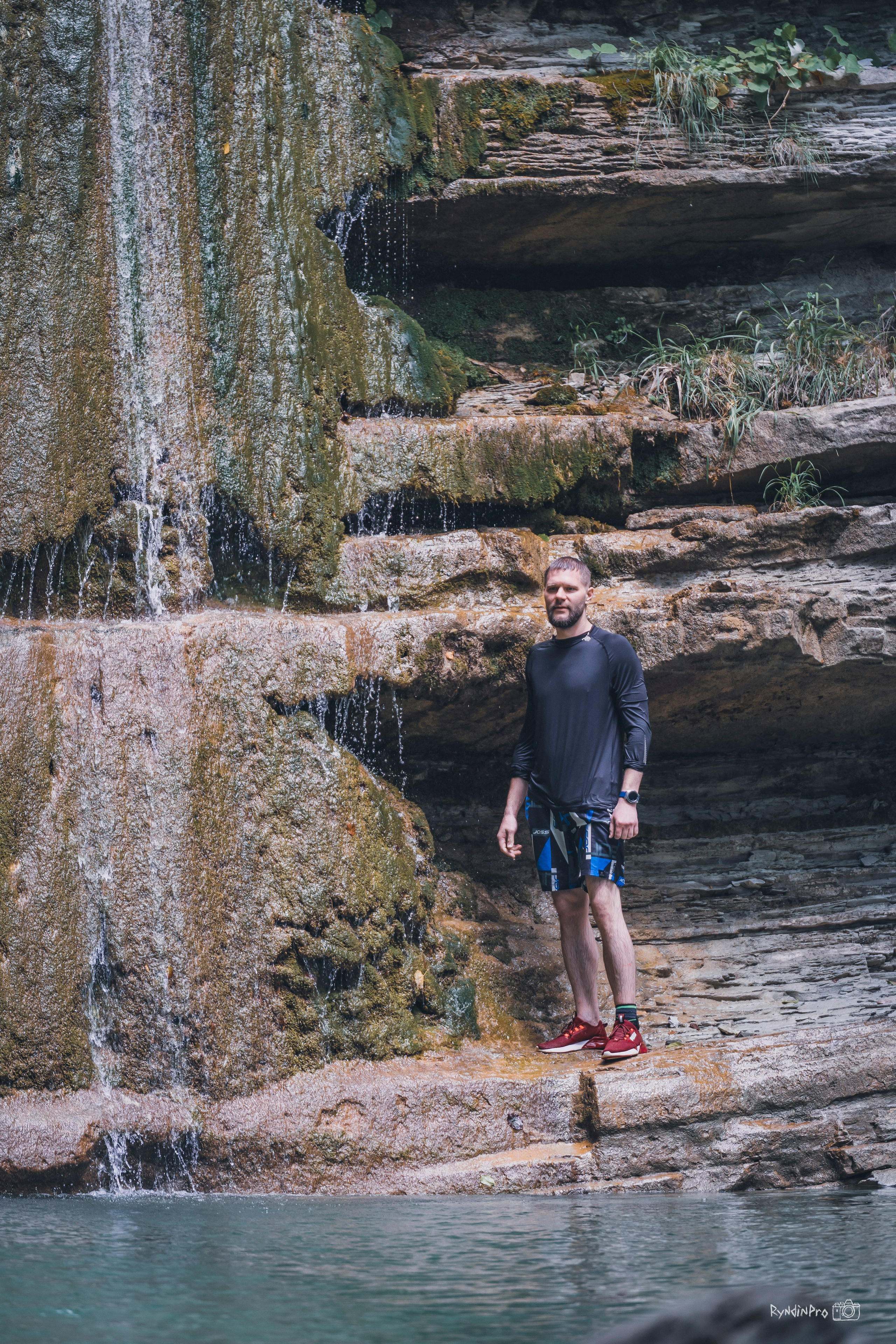 Поход на водопады Куаго с командой Мадьяр 23.07.24. Репортажный фотограф в Краснодаре Рындин Дмитрий