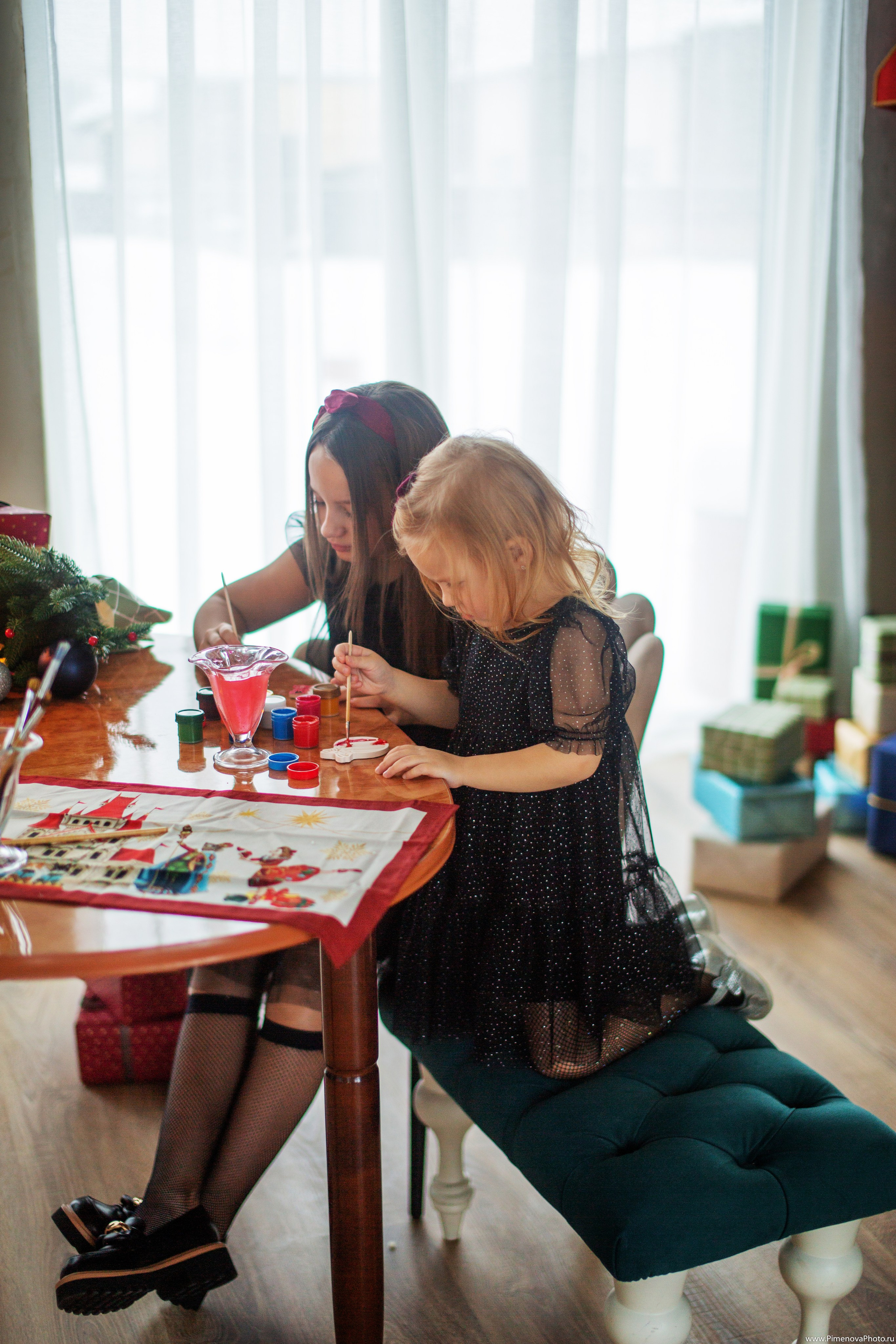 Новогодняя сказка Вари и Маруси, 2024. Семейный и детский фотограф в Петрозаводске