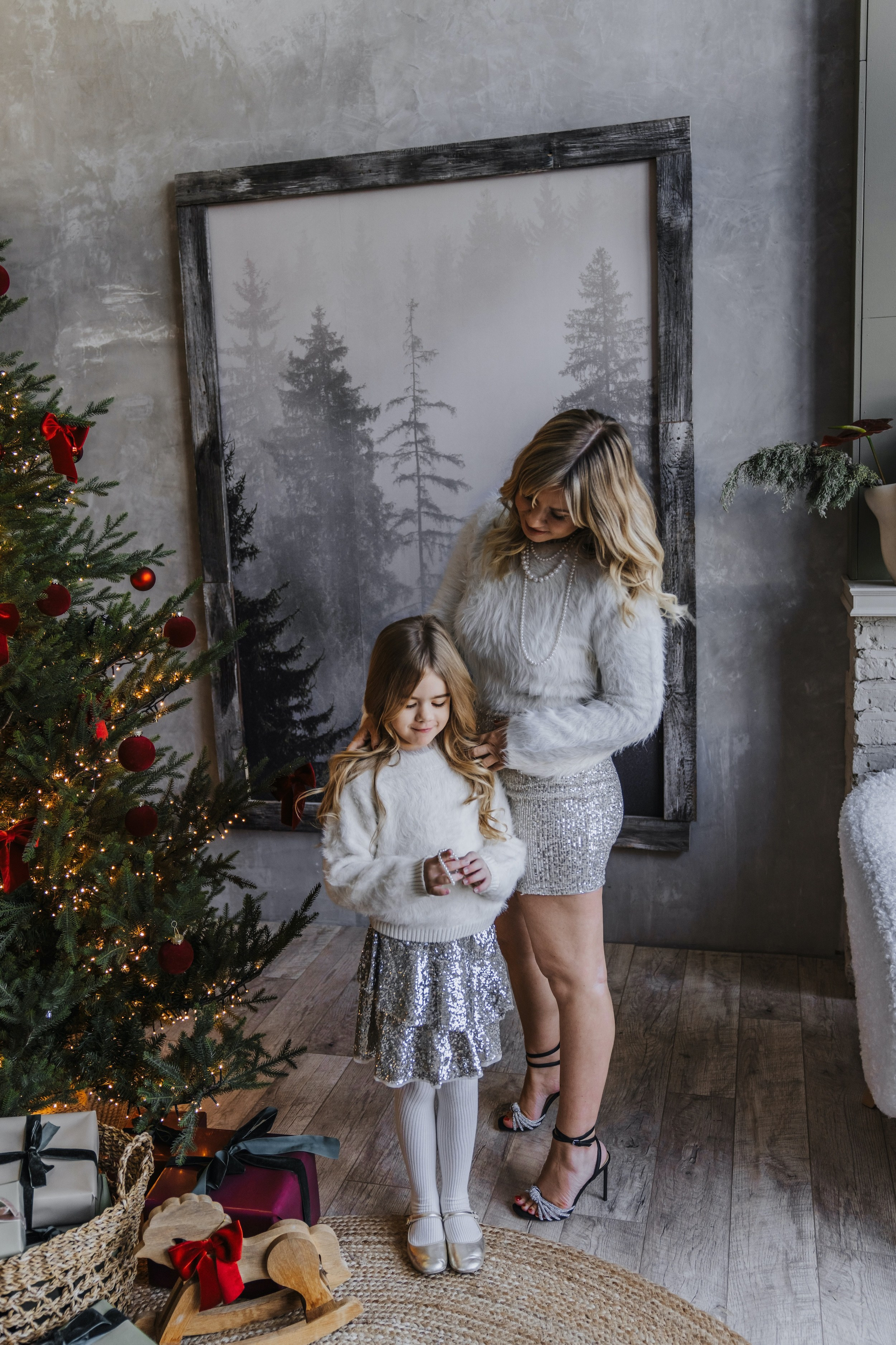 Лиза, Скарлетт, Винсент и Деннис. Минск, Рождество. Olga Modjaro