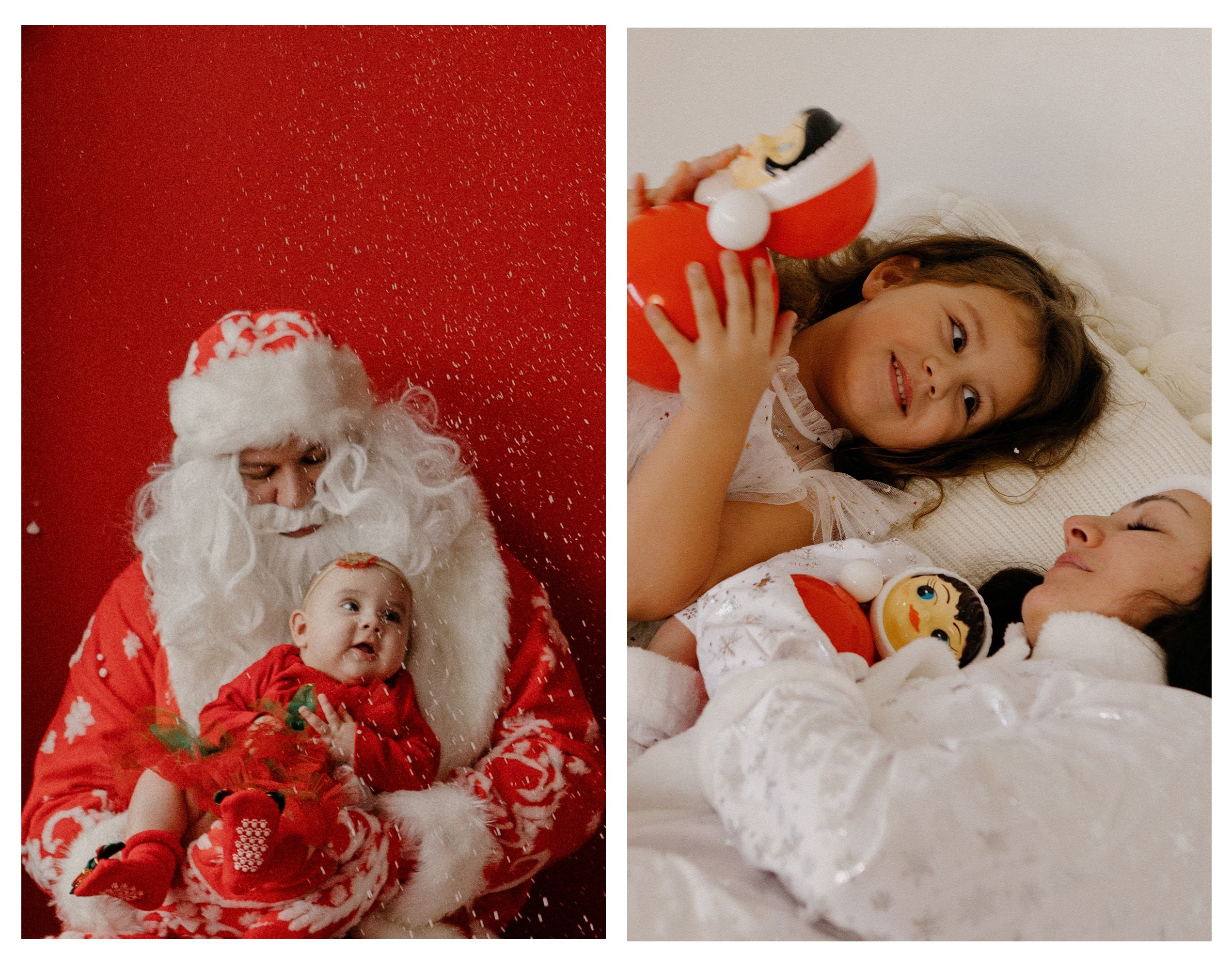 новогодняя фотосессия с Дедом Морозом и Снегурочкой