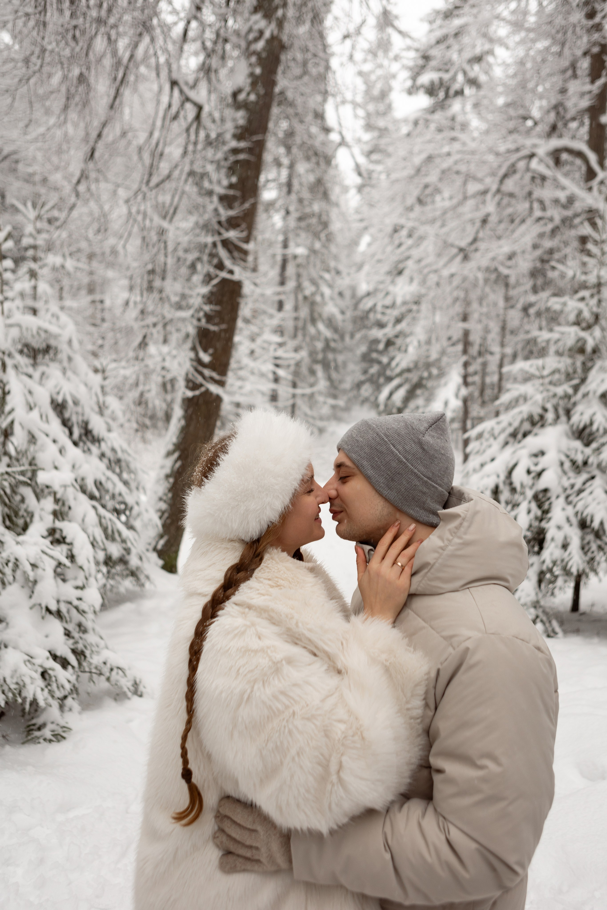 Новогодняя фотосессия с собачками в шуваловском парке. Свадебный фотограф в СПБ | Санкт-Петербурге Анастасия Рахимгулова
