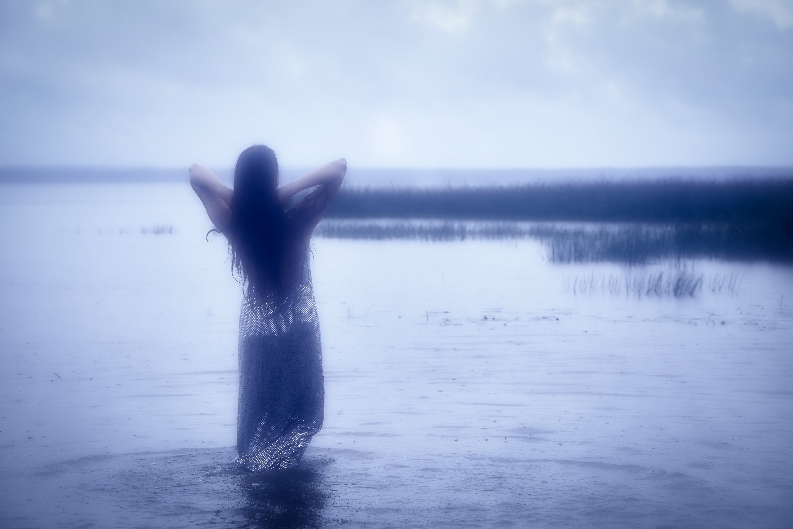 Фотосессия в воде. Портретный фотограф в Москве Виктория Колышева