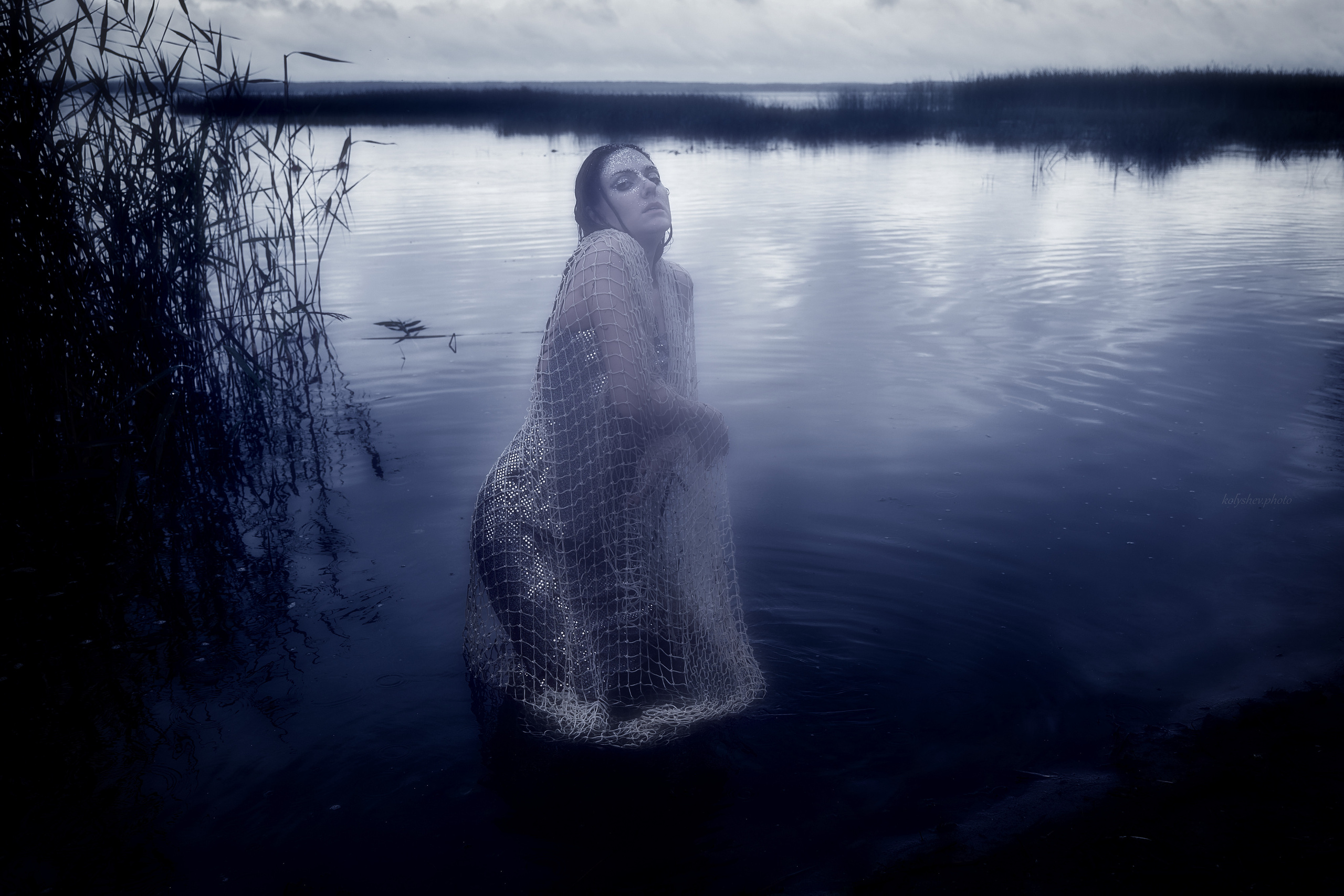 Фотосессия в воде. Портретный фотограф в Москве Виктория Колышева