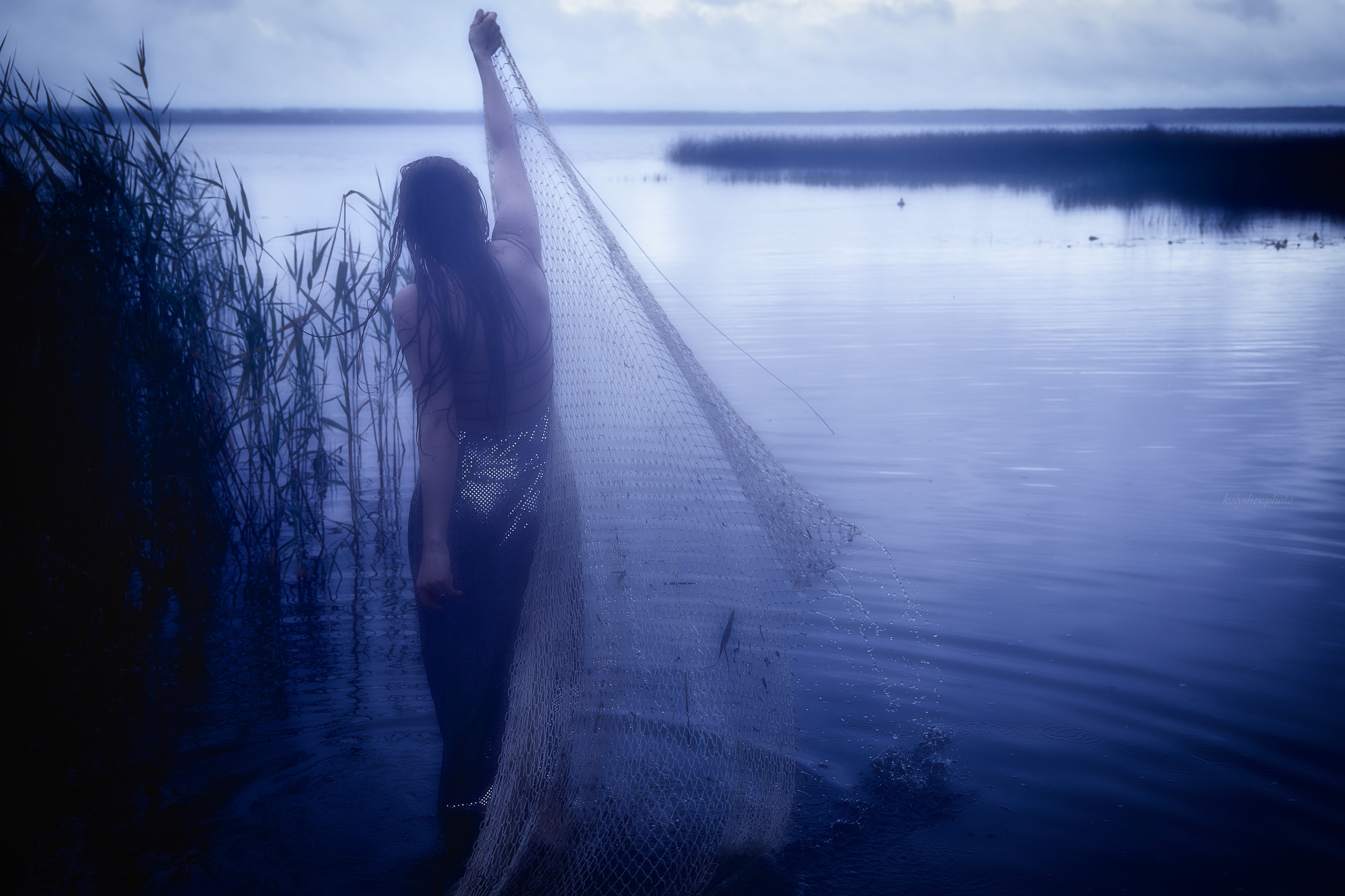 Фотосессия в воде. Портретный фотограф в Москве Виктория Колышева