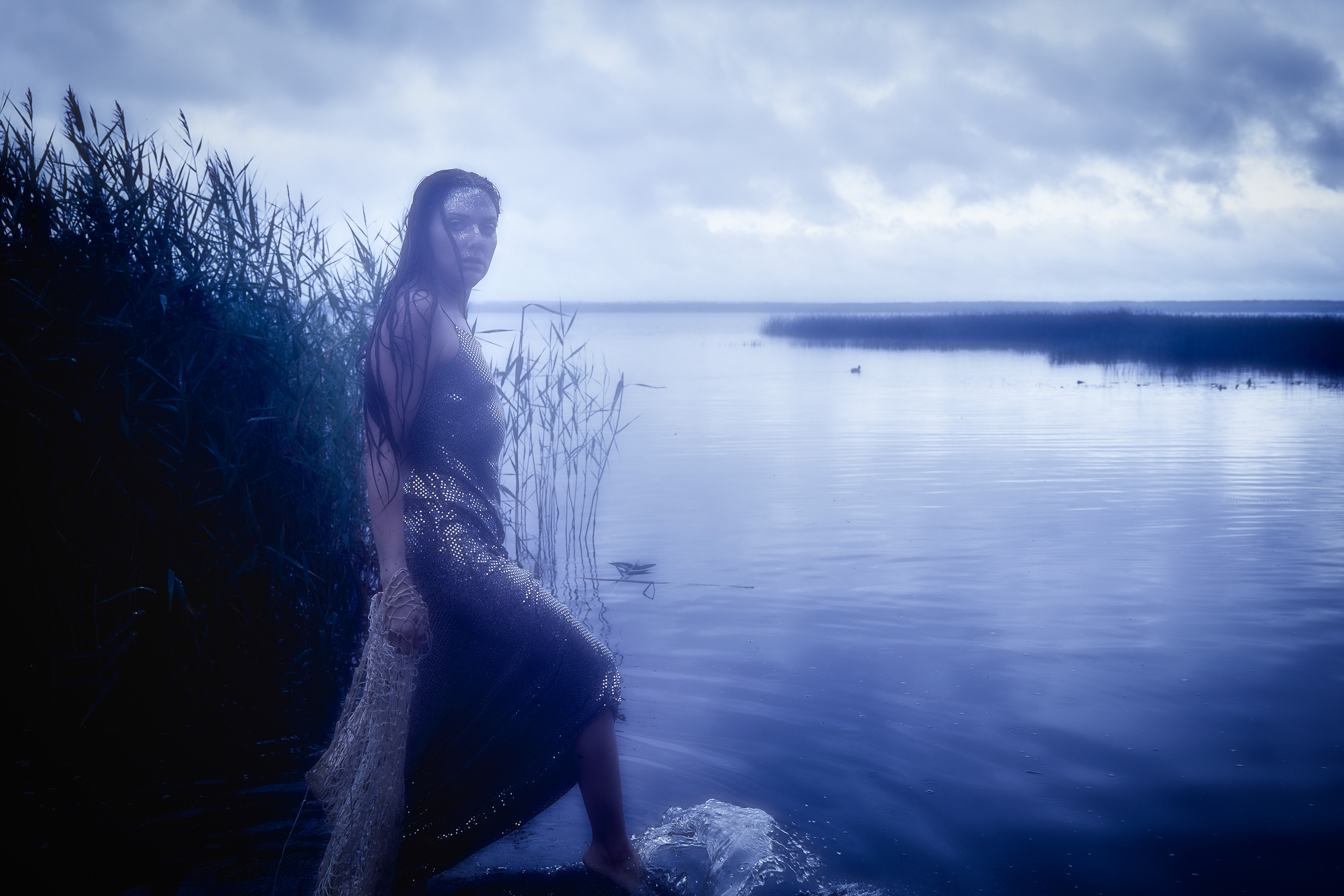 Фотосессия в воде. Портретный фотограф в Москве Виктория Колышева