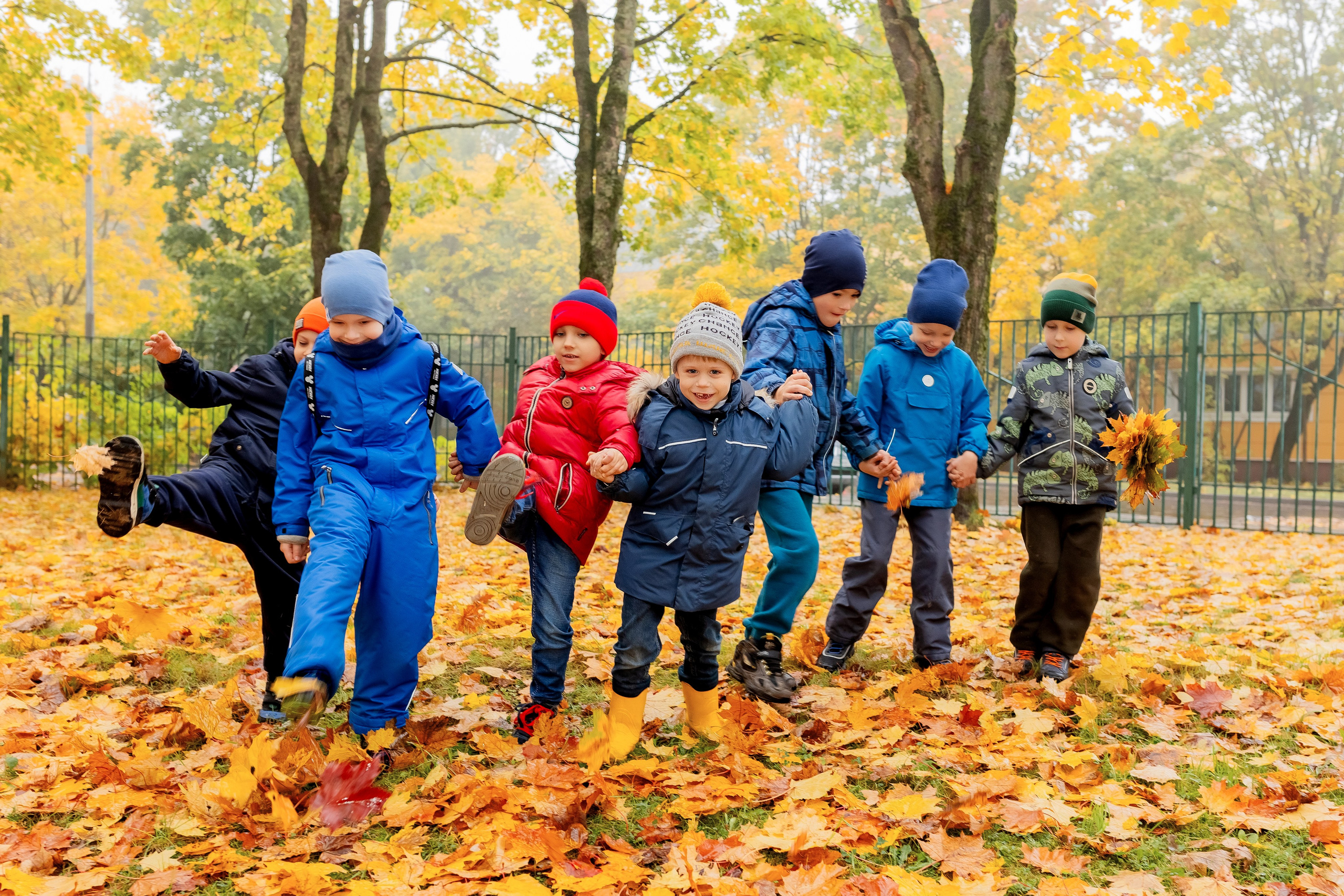 Детское осеннее фото