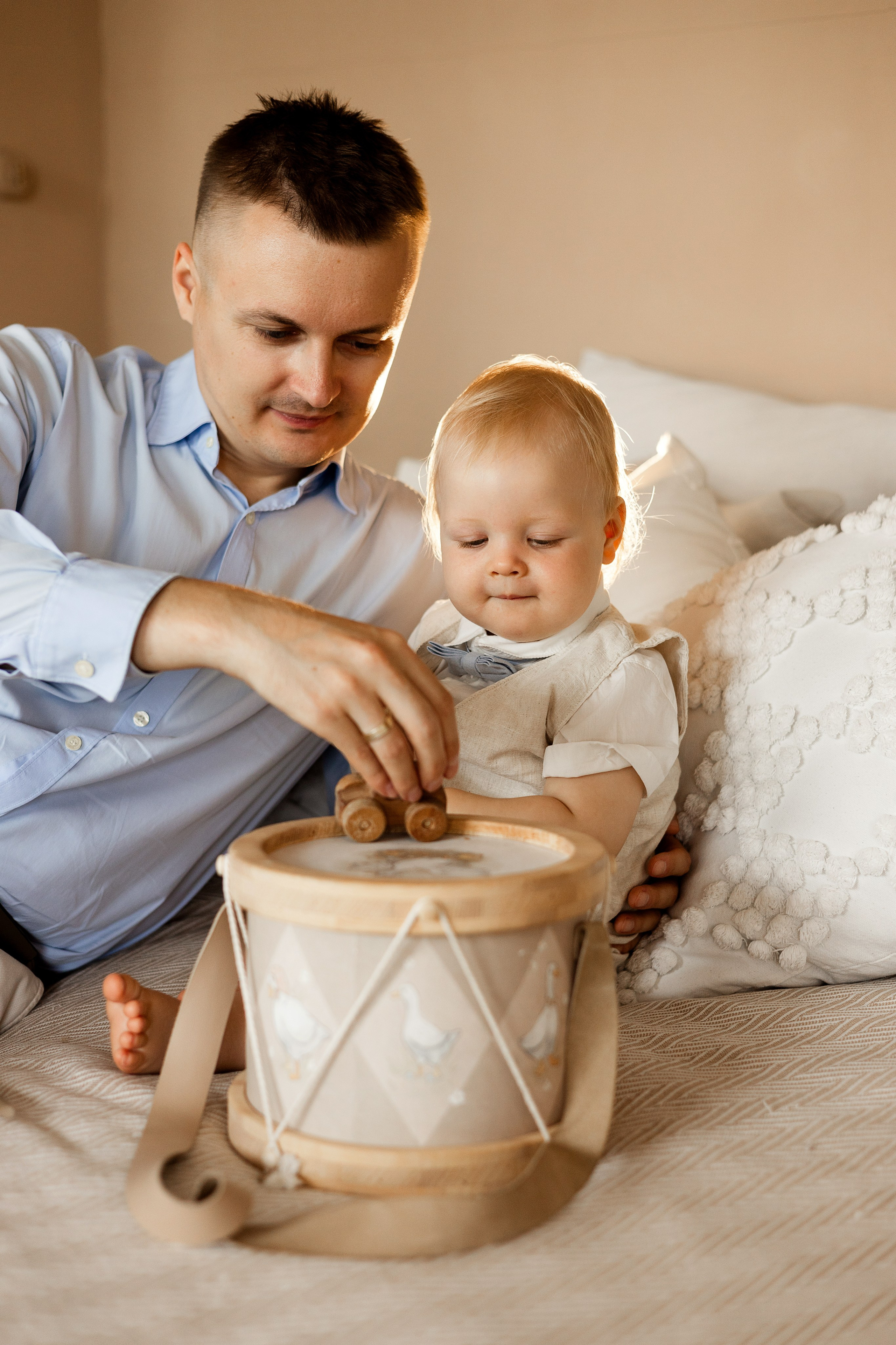 Сьемка годовасия в студии Лайтрум. Семейный фотограф в Екатеринбурге Маргарита Курносова