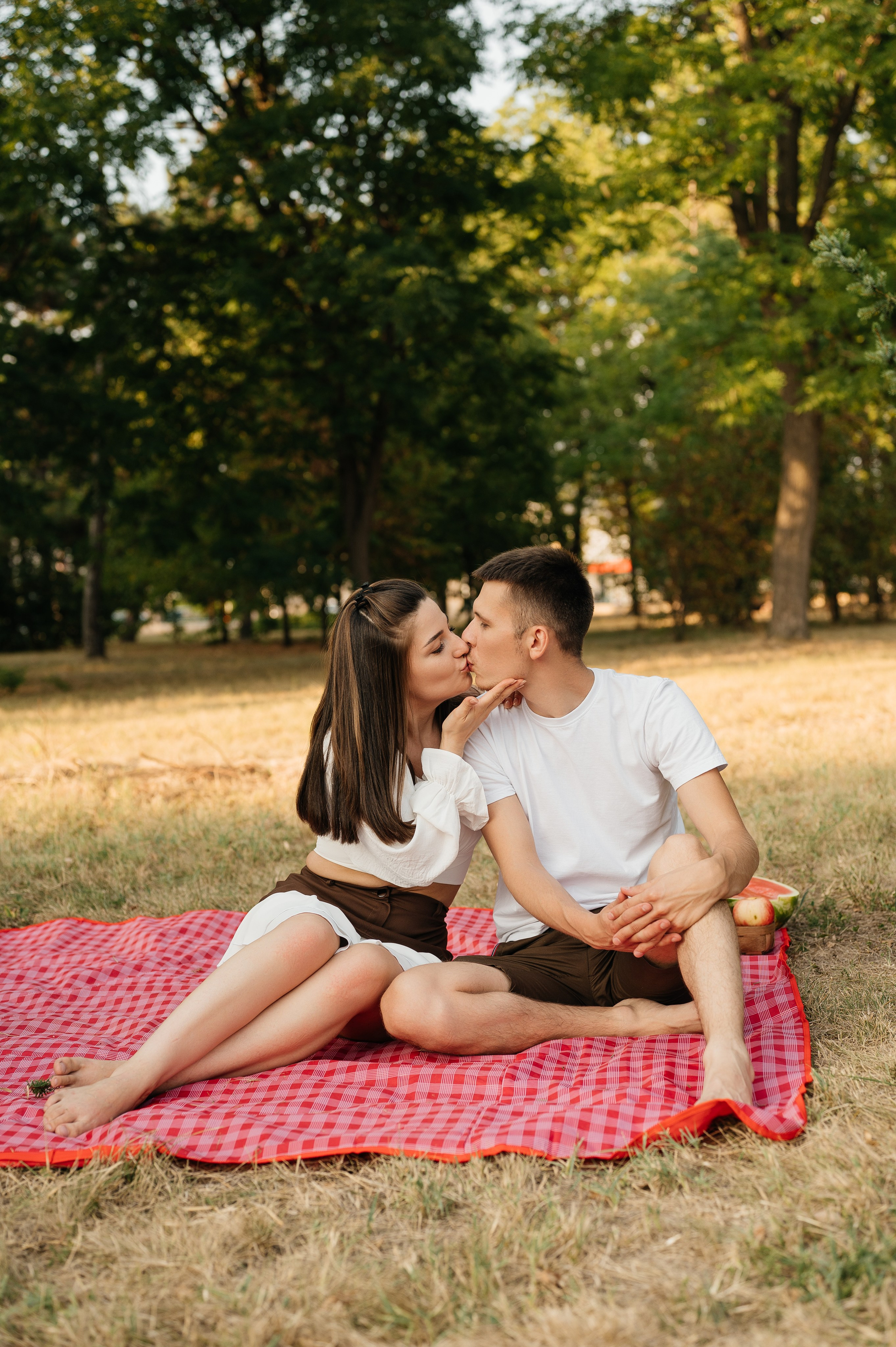 Летняя семейная фотосессия в парке. Свадебный и семейный фотограф в Краснодаре Алина Мельник