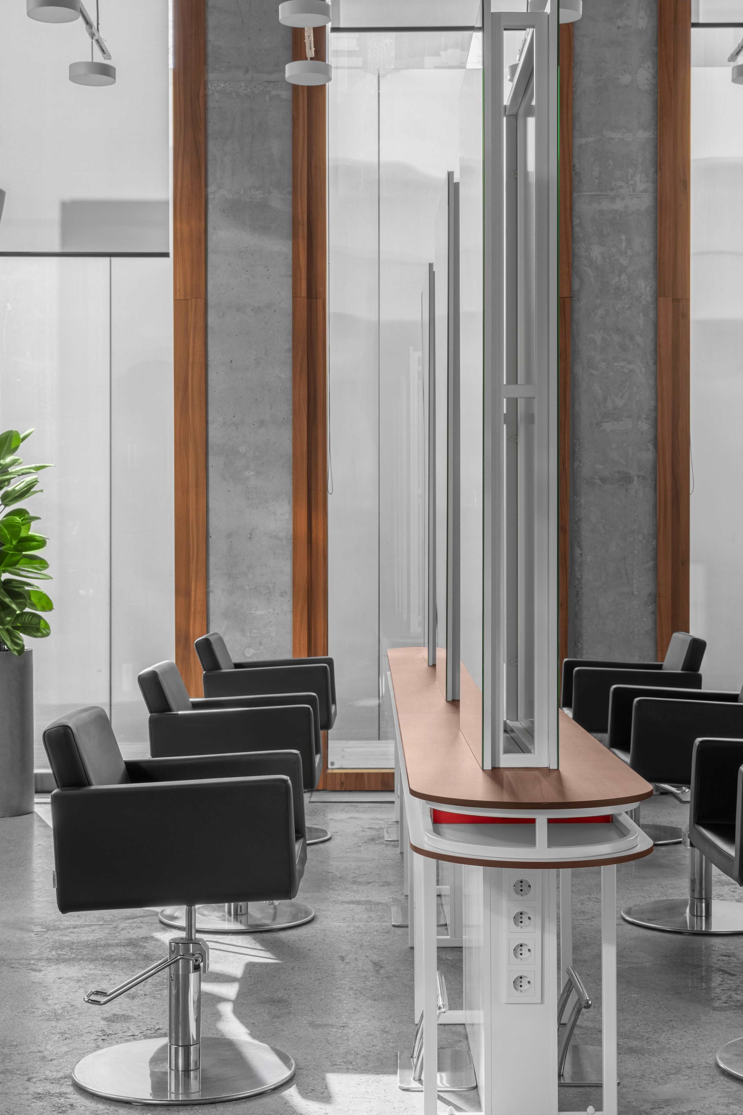 Парикмахерская K4 в Москве. Интерьерный фотограф в Нижнем Новгороде и Москве Владимир Гудков