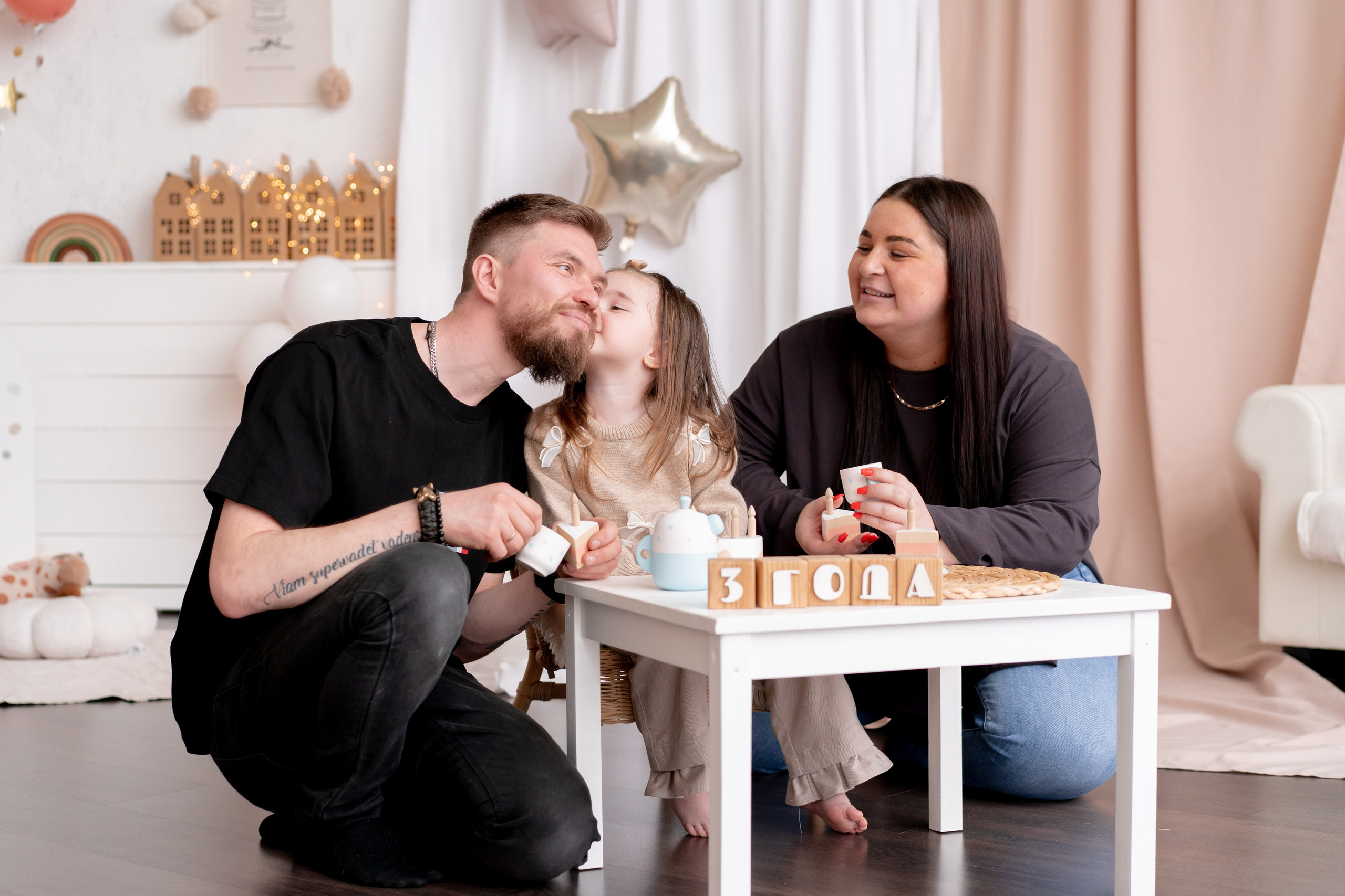 Кристиночке 3 годика!. Детская, семейная фотостудия в Санкт-Петербурге