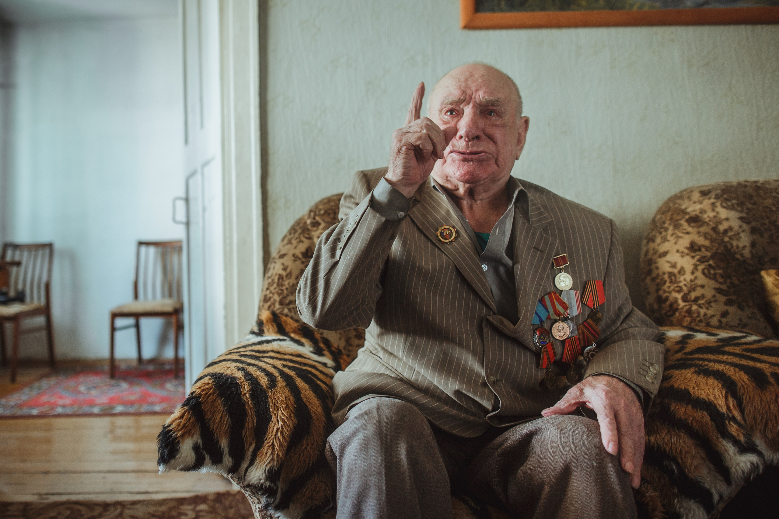 Ветеран Великой Отечественной Войны, портрет