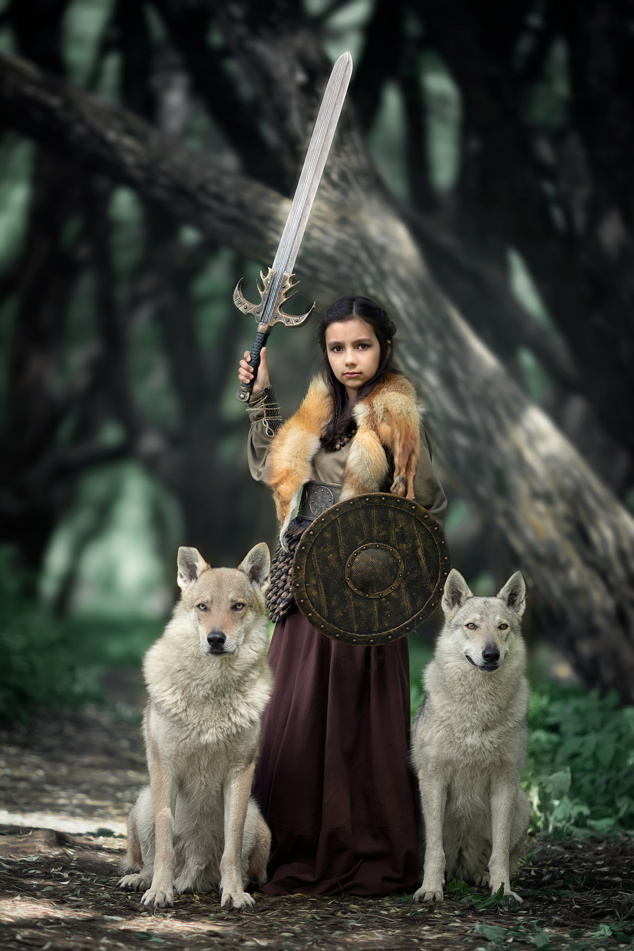 Viking & Wolf. Children’s and family photographer Ekaterina Ureva in Moscow