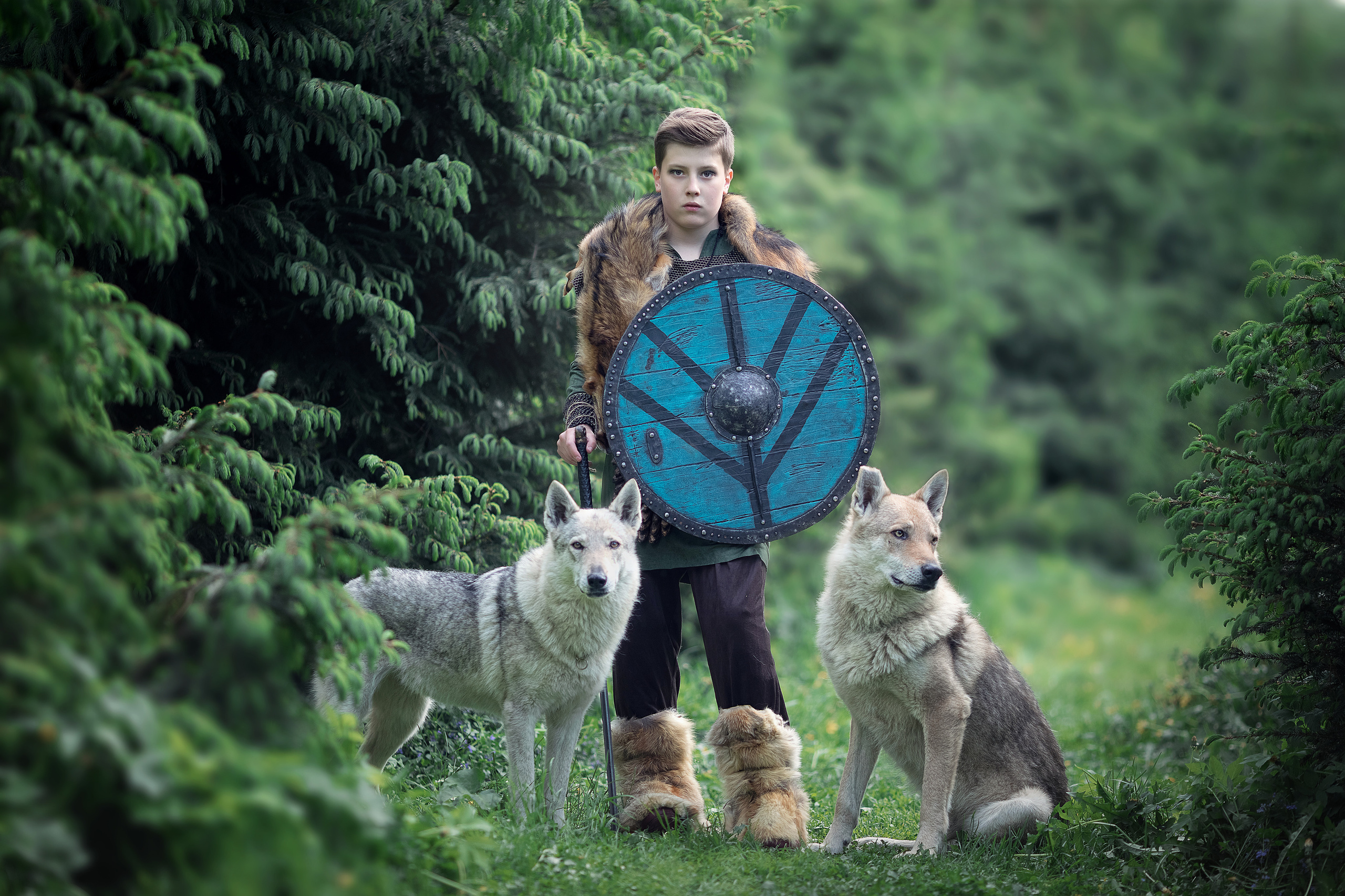 Viking & Wolf. Children’s and family photographer Ekaterina Ureva in Moscow