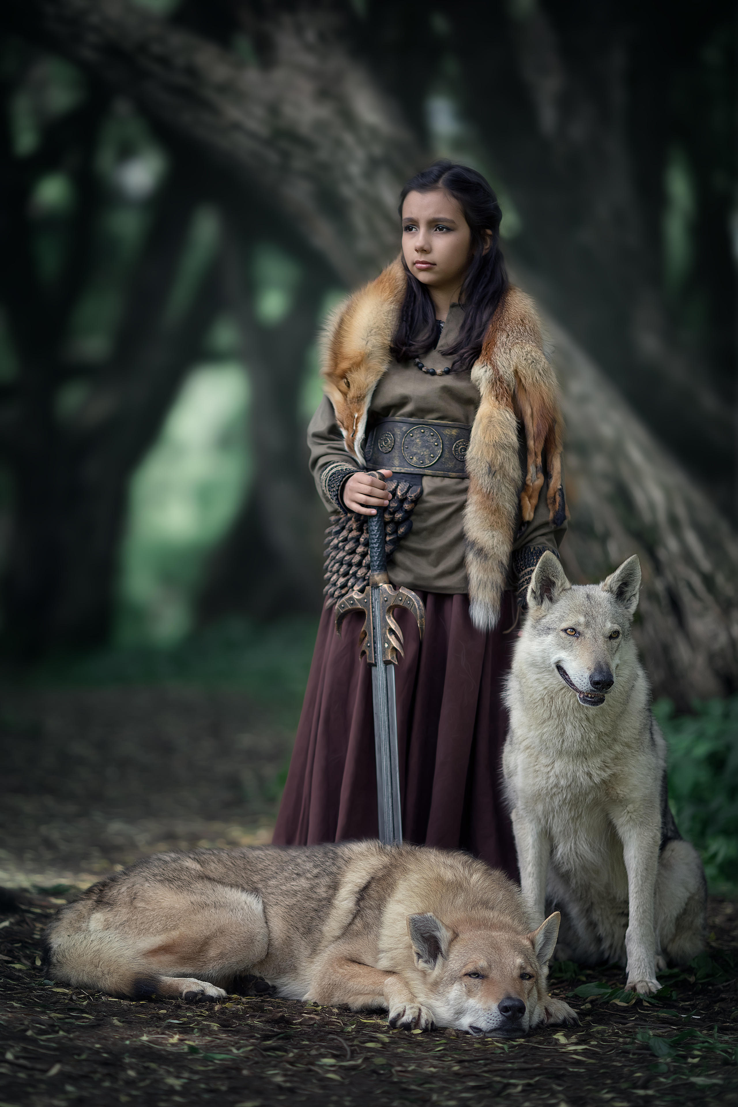 Viking & Wolf. Children’s and family photographer Ekaterina Ureva in Moscow