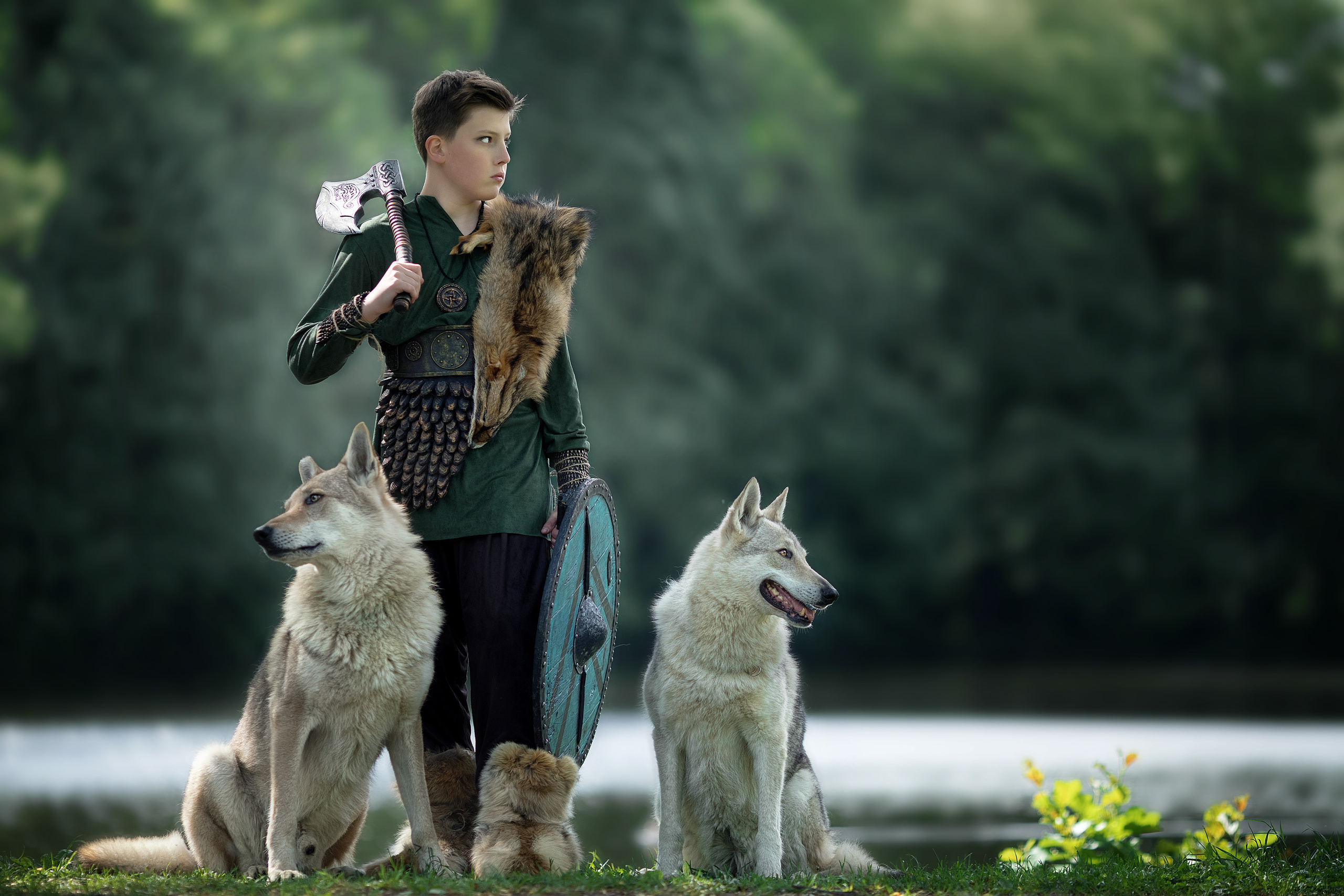 Viking & Wolf. Children’s and family photographer Ekaterina Ureva in Moscow