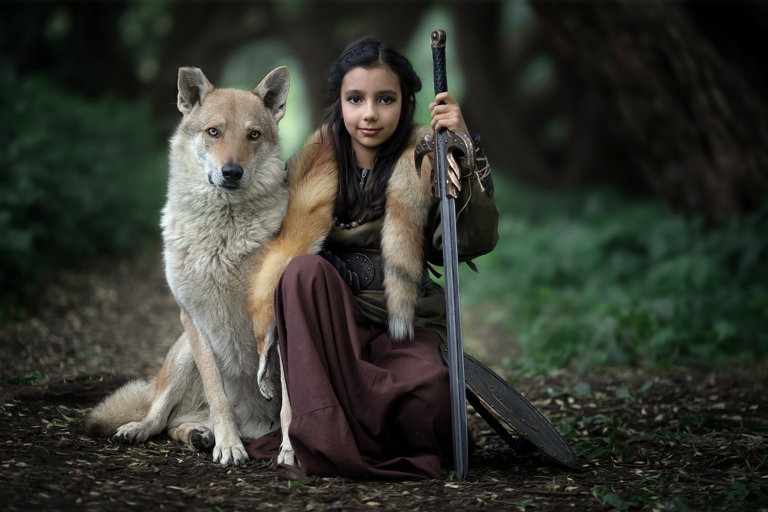 Viking & Wolf. Children’s and family photographer Ekaterina Ureva in Moscow