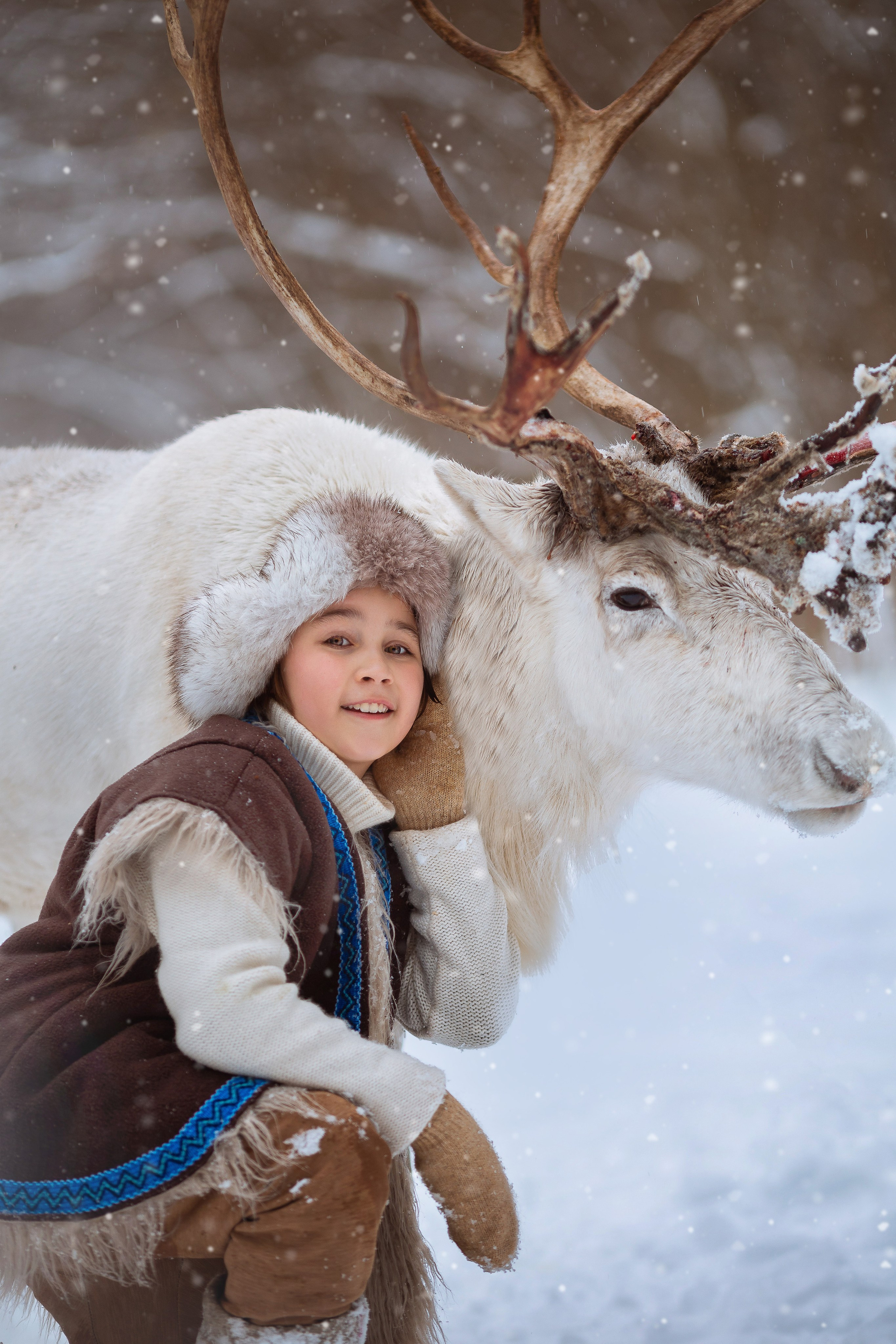 Фотосессии с оленями. Фотограф Лия Милк | Москва, Подмосковье