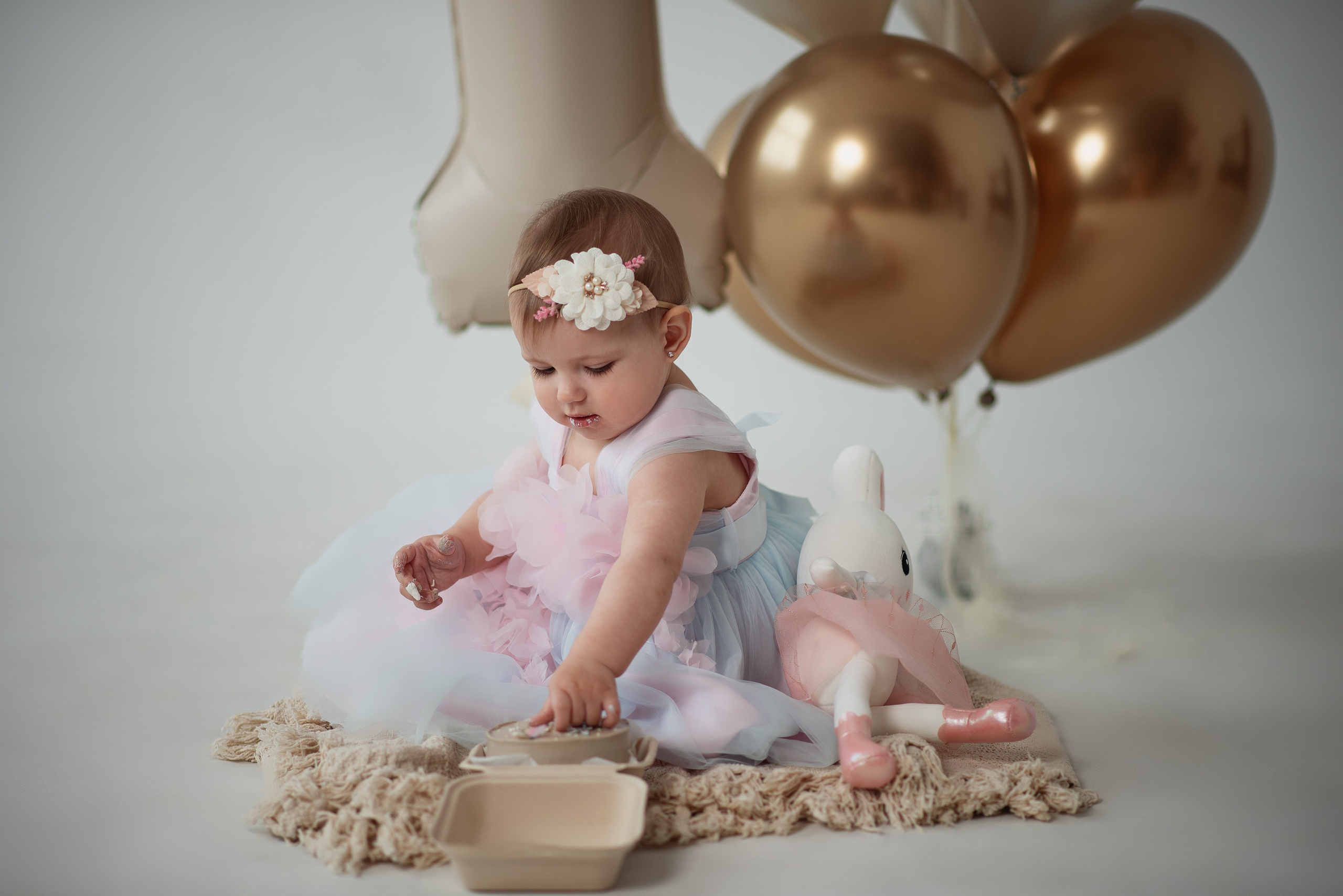 Фотосессия годика Алина. Семейный фотограф в Южно-Сахалинске Анастасия Лимарева