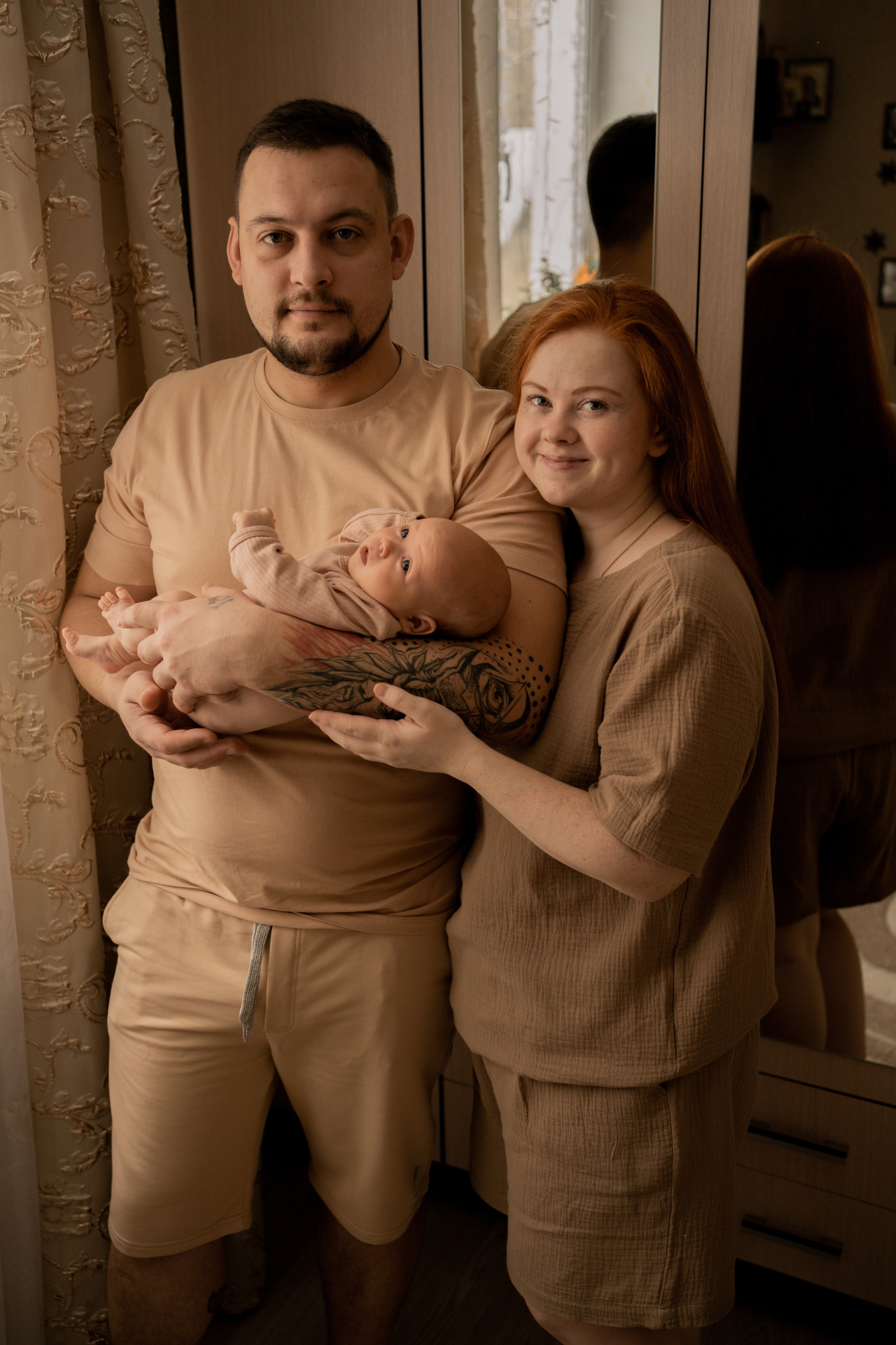 Мария, Артём и Анечка. Фотограф грудного вскармливания в Москве Екатерина