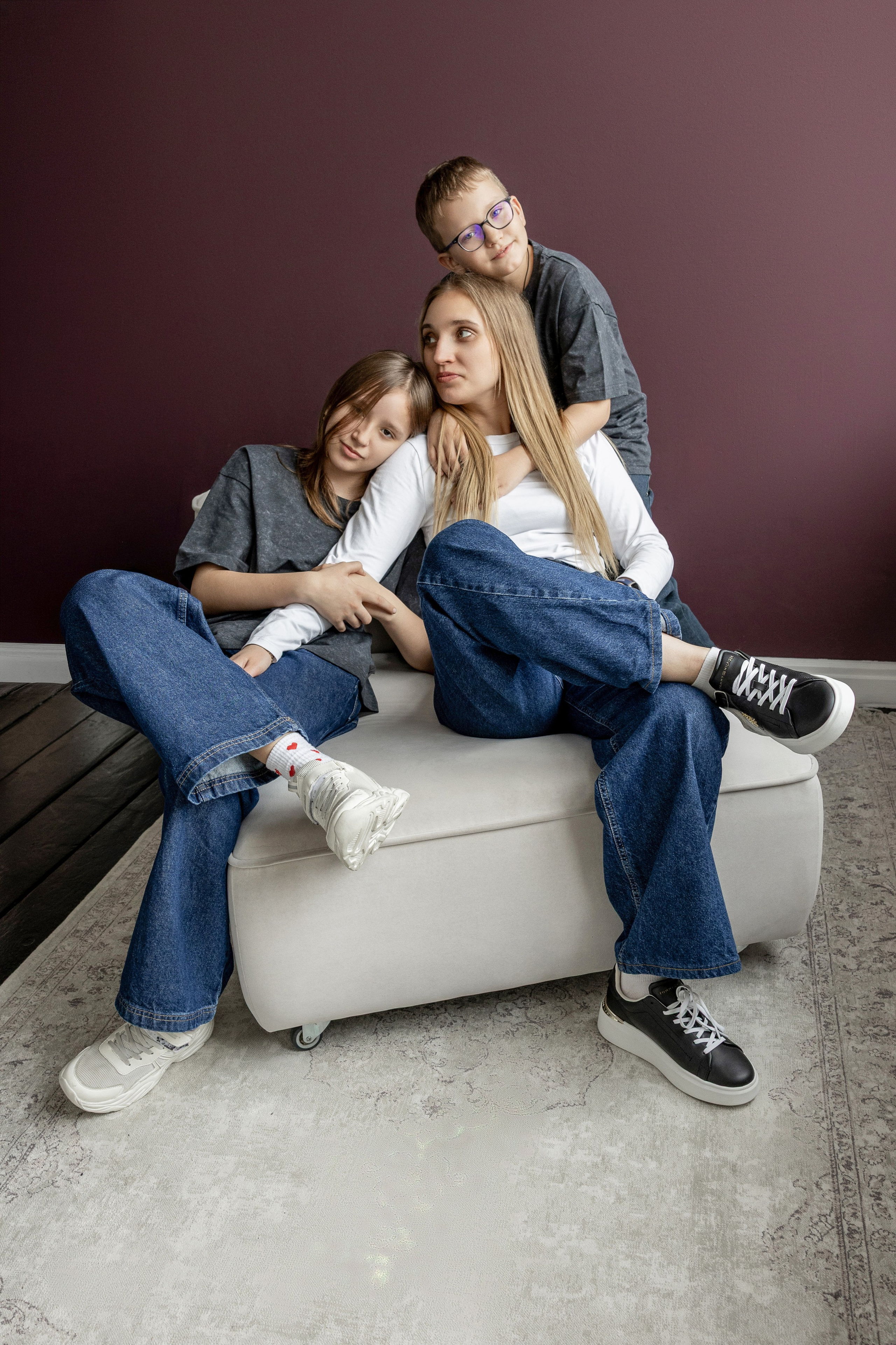 Мама и дети. Фотограф Екатерина Голицына