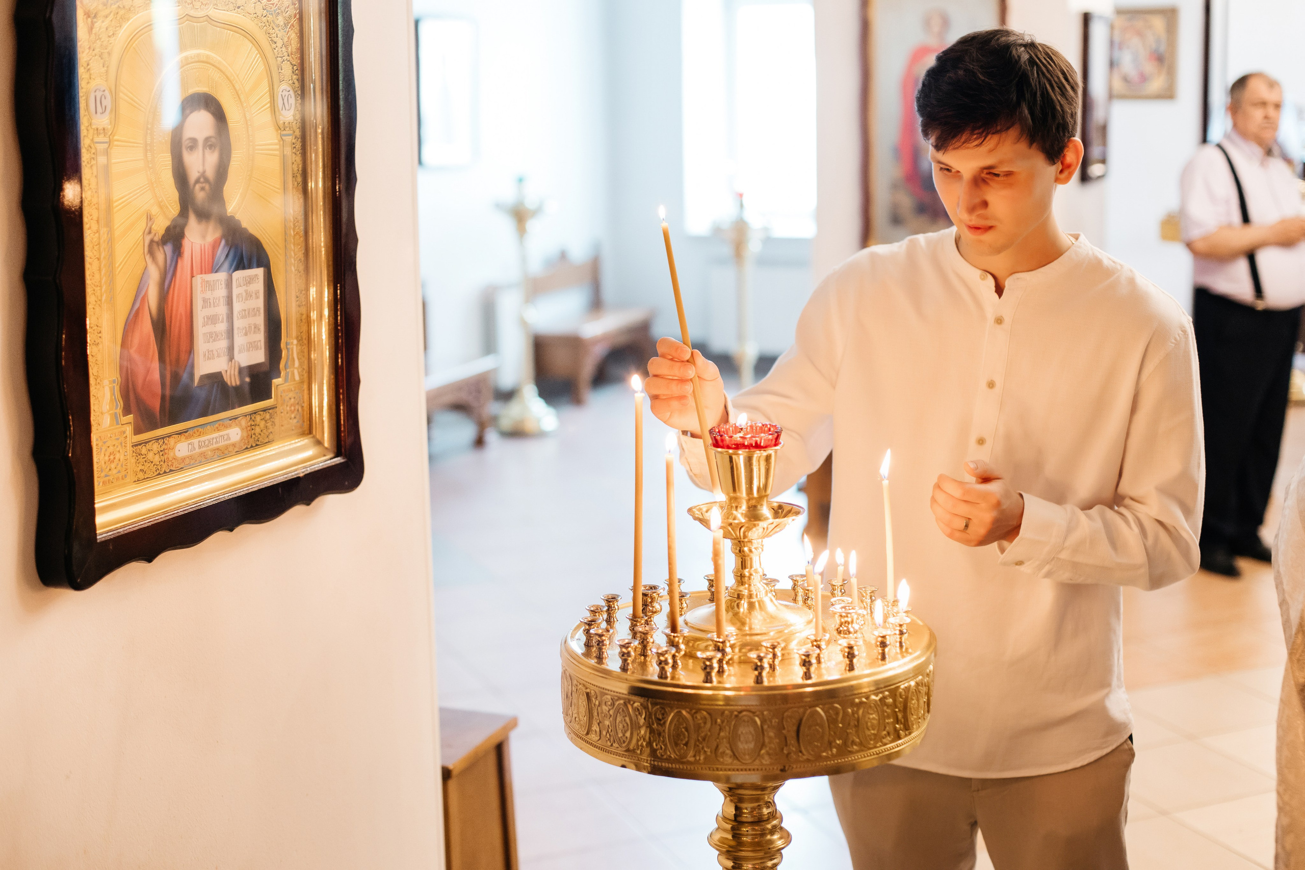 Крещение Андрея. Церковь Преображения Господня. Фотограф ВИКА МЕДУЗА