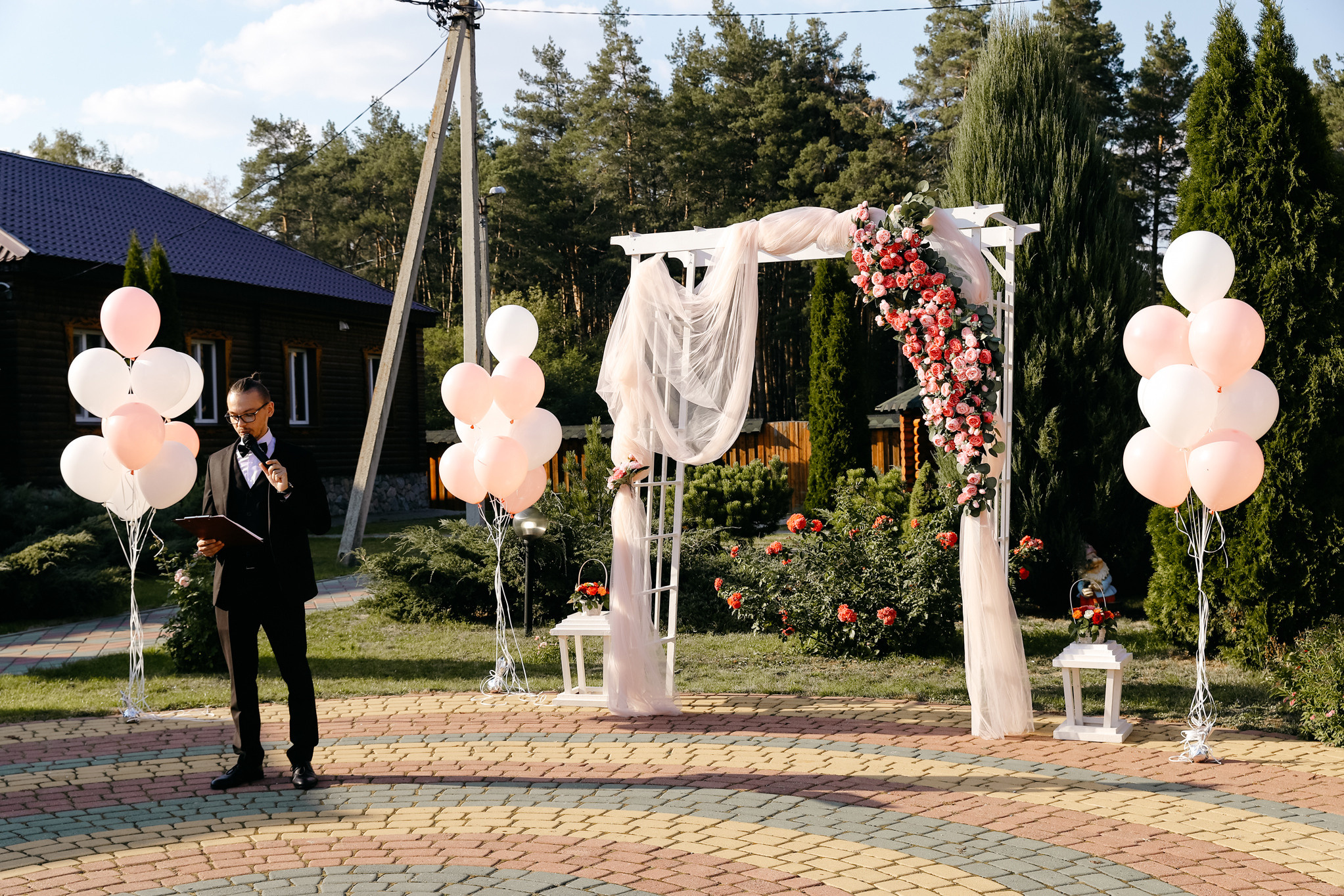 Осенняя свадебная фотосессия в санатории Красиво. Фотограф Белгород