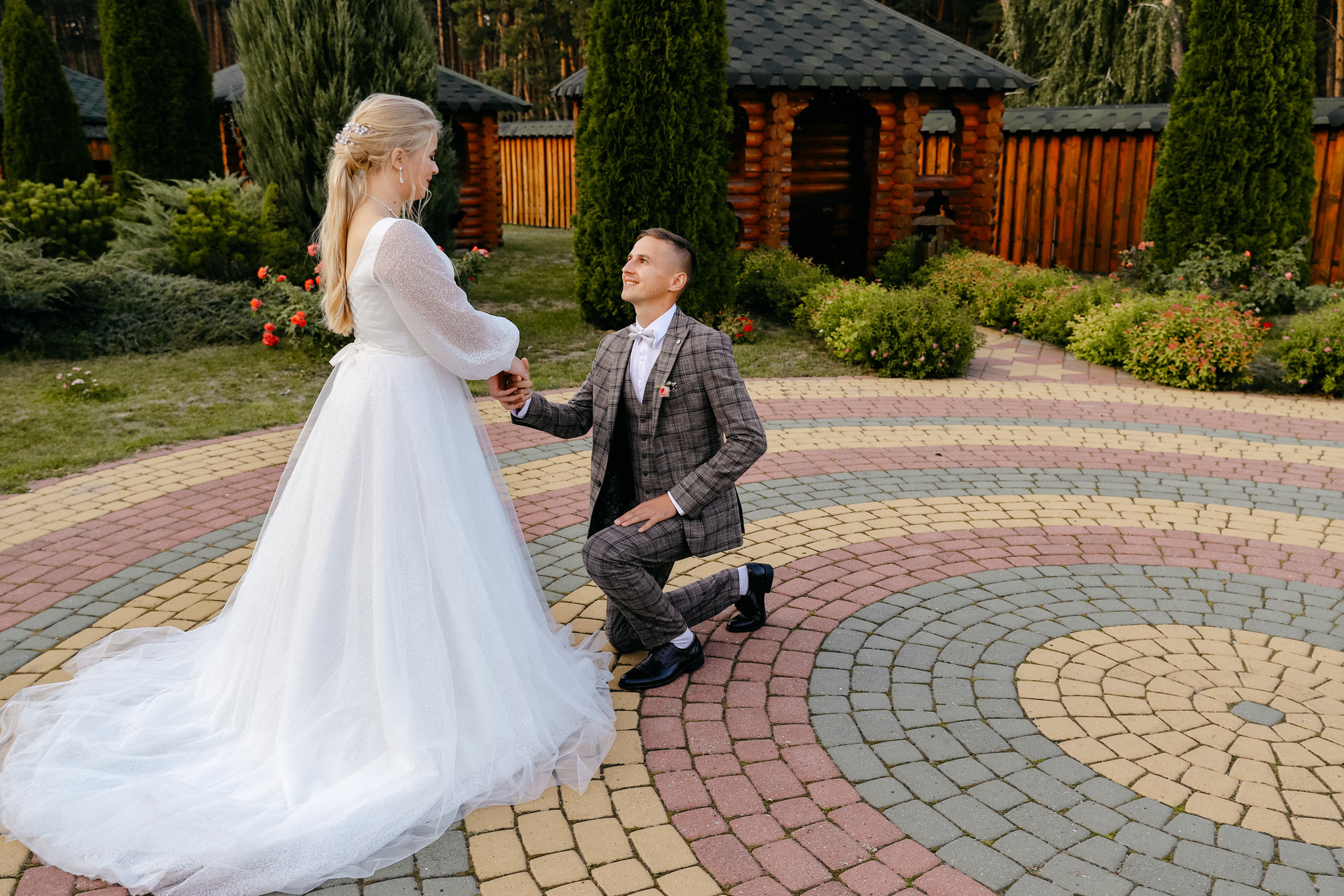 Осенняя свадебная фотосессия в санатории Красиво. Фотограф Белгород