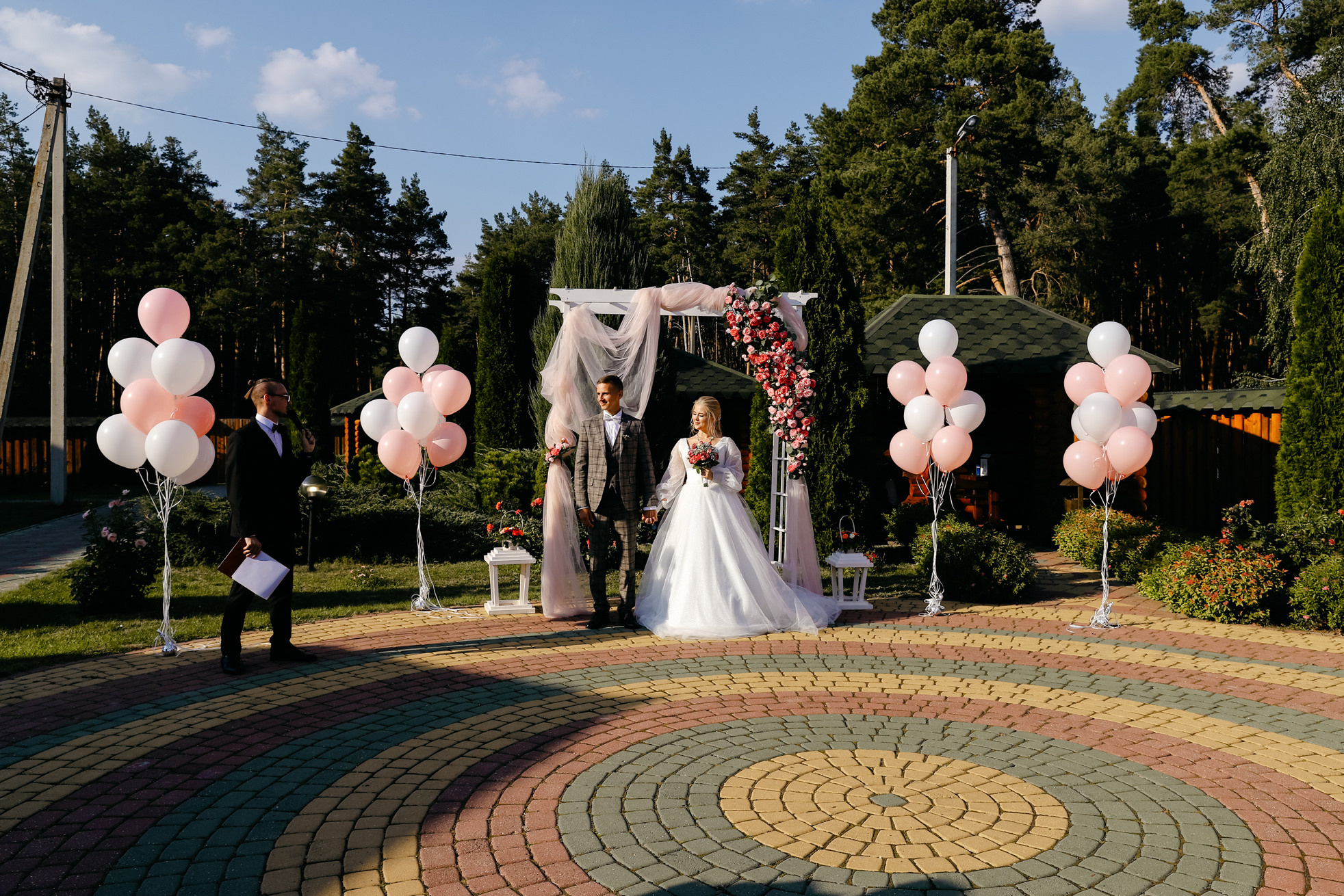 Осенняя свадебная фотосессия в санатории Красиво. Фотограф Белгород