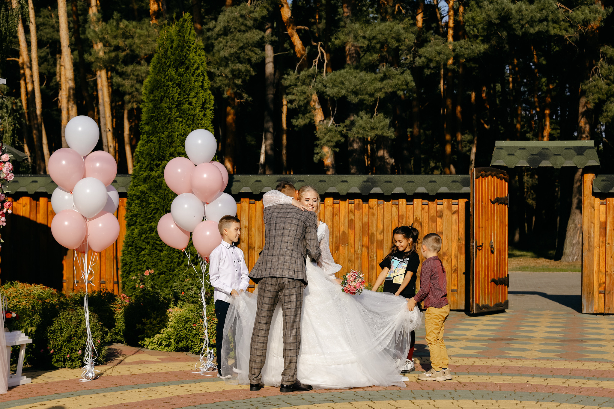 Осенняя свадебная фотосессия в санатории Красиво. Фотограф Белгород