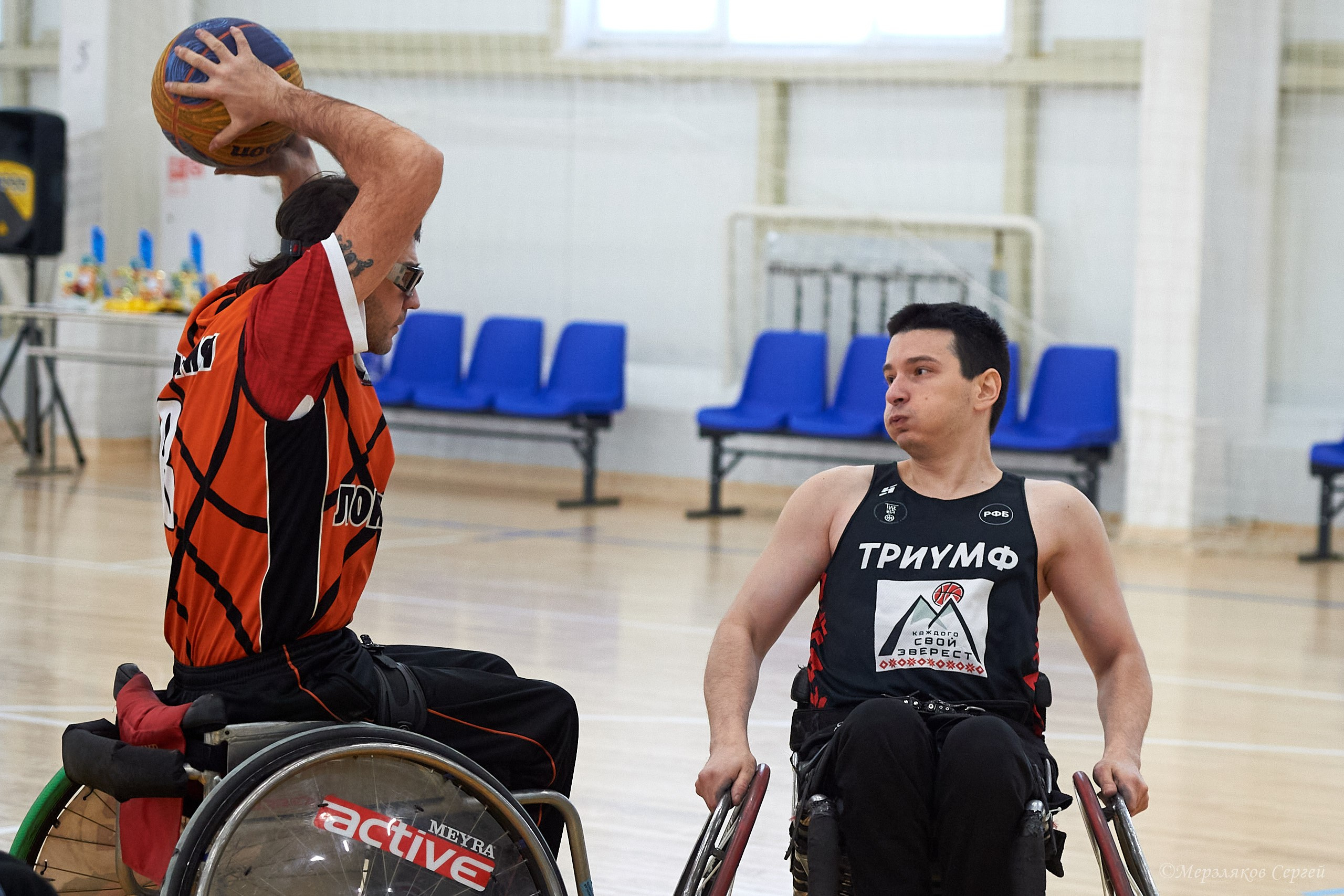 X традиционный Рождественский турнир по баскетболу на колясках. Ижевск. Спортивный репортажный фотограф в Ижевске Сергей Мерзляков