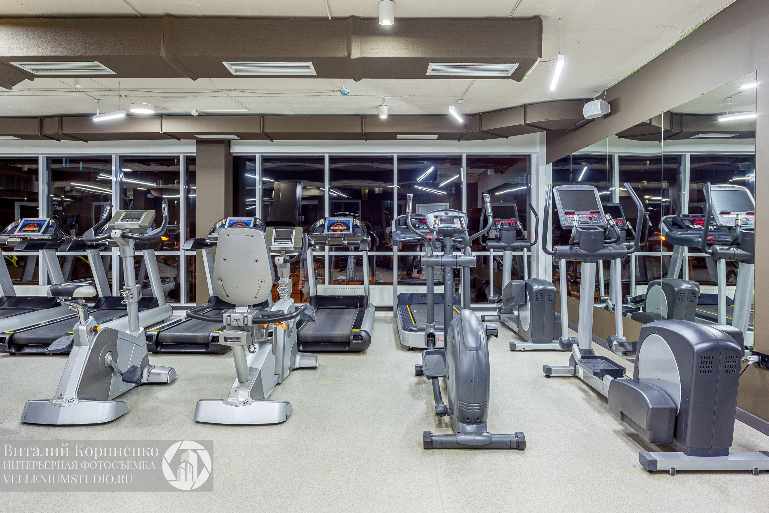 Спортзал. Интерьерный фотограф Краснодар: профессионально по доступным ценам