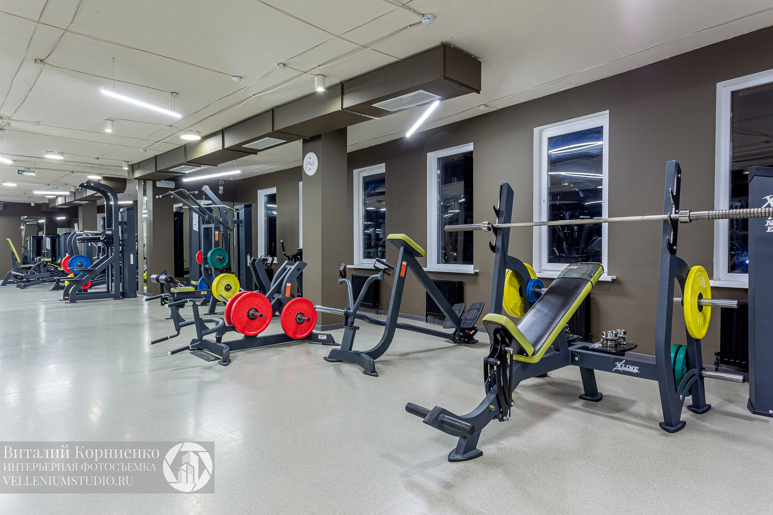Спортзал. Интерьерный фотограф Краснодар: профессионально по доступным ценам