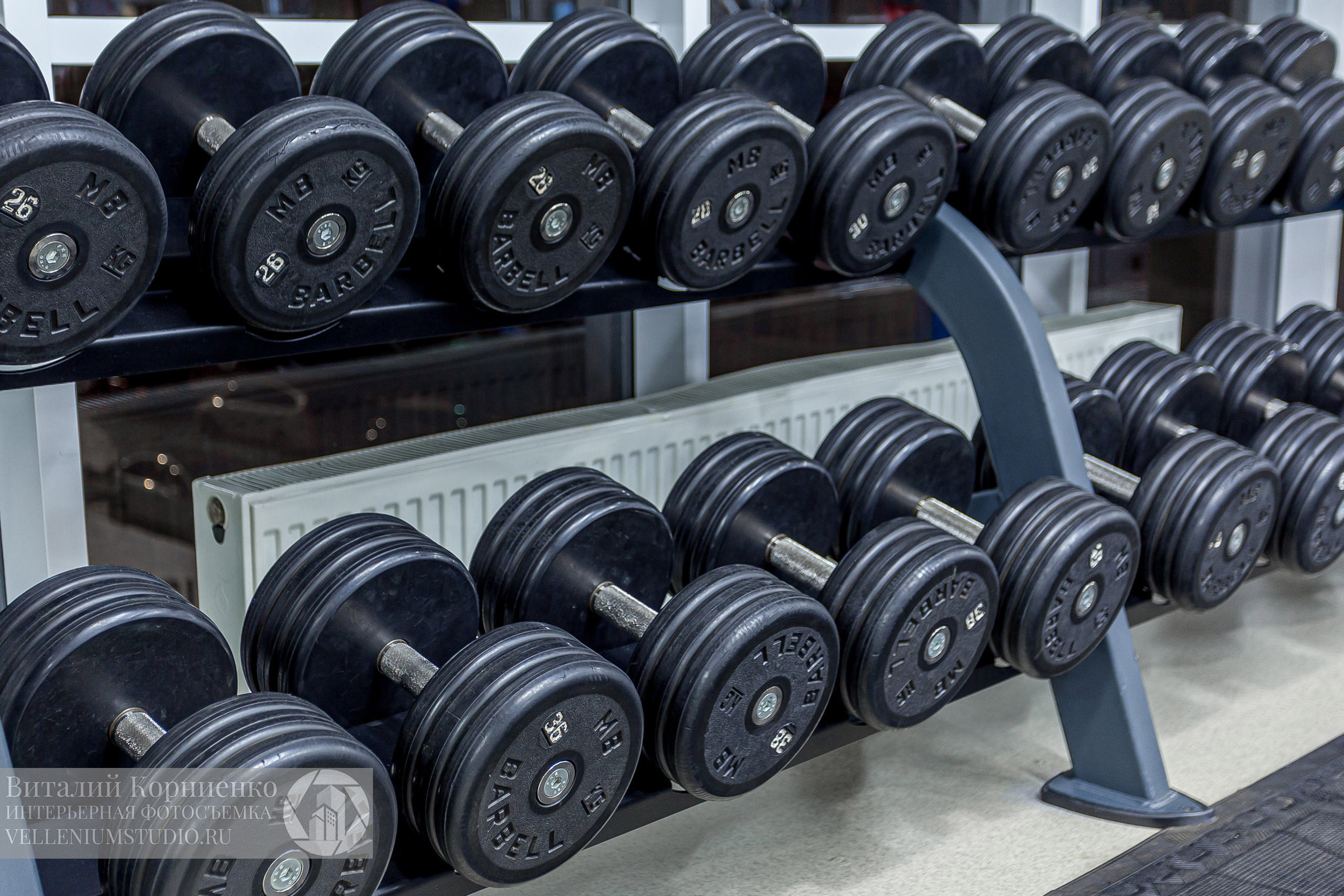 Спортзал. Интерьерный фотограф Краснодар: профессионально по доступным ценам