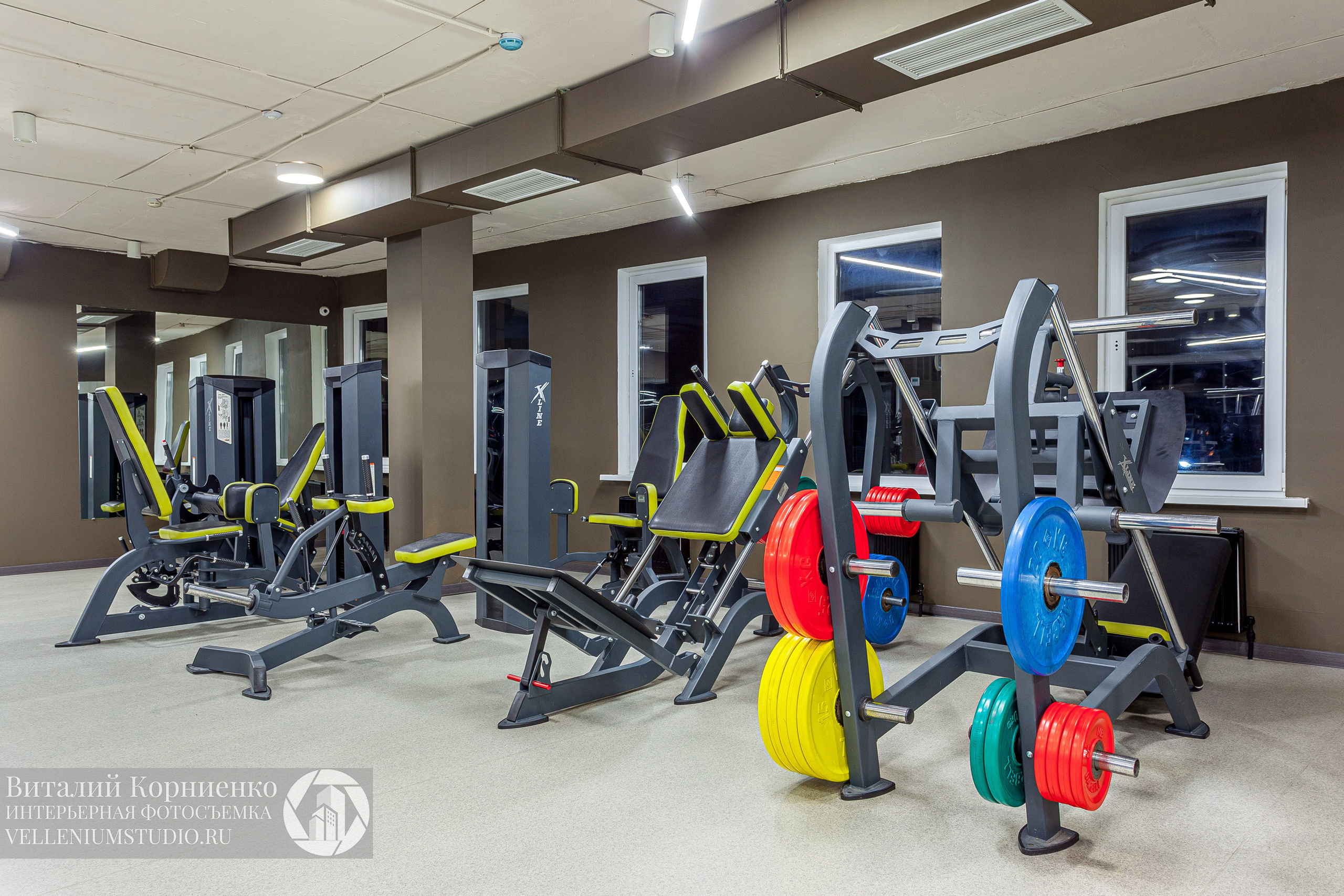 Спортзал. Интерьерный фотограф Краснодар: профессионально по доступным ценам