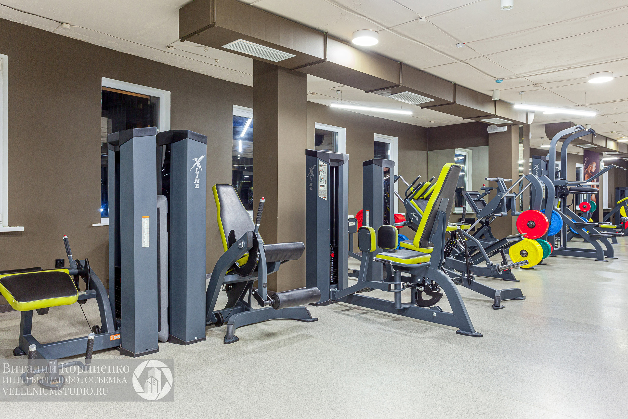 Спортзал. Интерьерный фотограф Краснодар: профессионально по доступным ценам