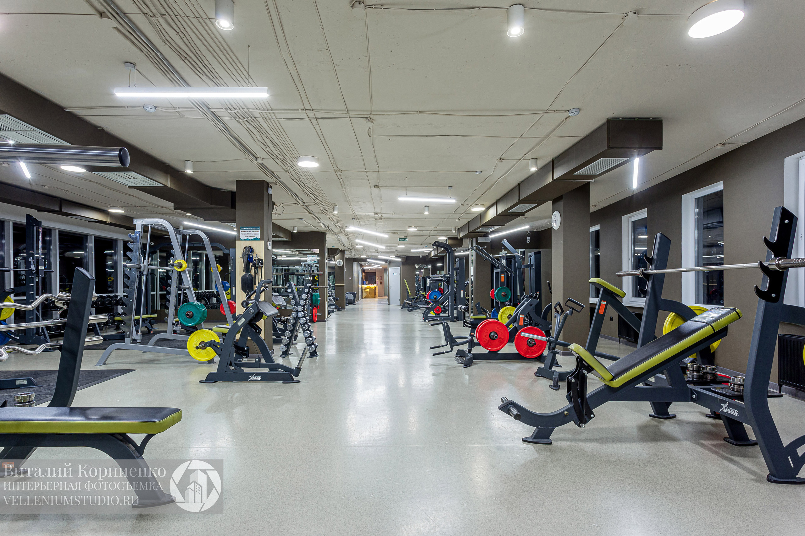 Спортзал. Интерьерный фотограф Краснодар: профессионально по доступным ценам