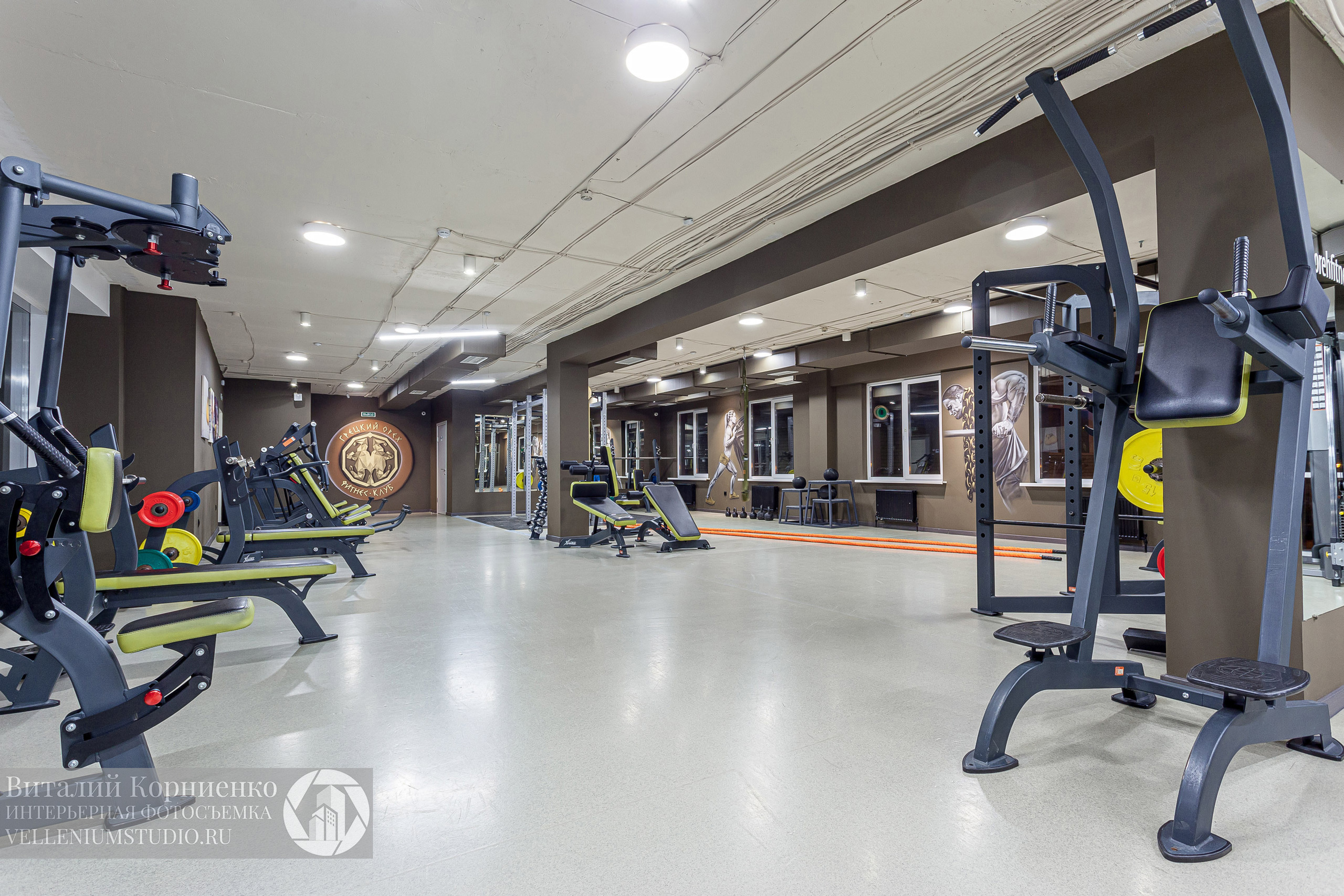 Спортзал. Интерьерный фотограф Краснодар: профессионально по доступным ценам