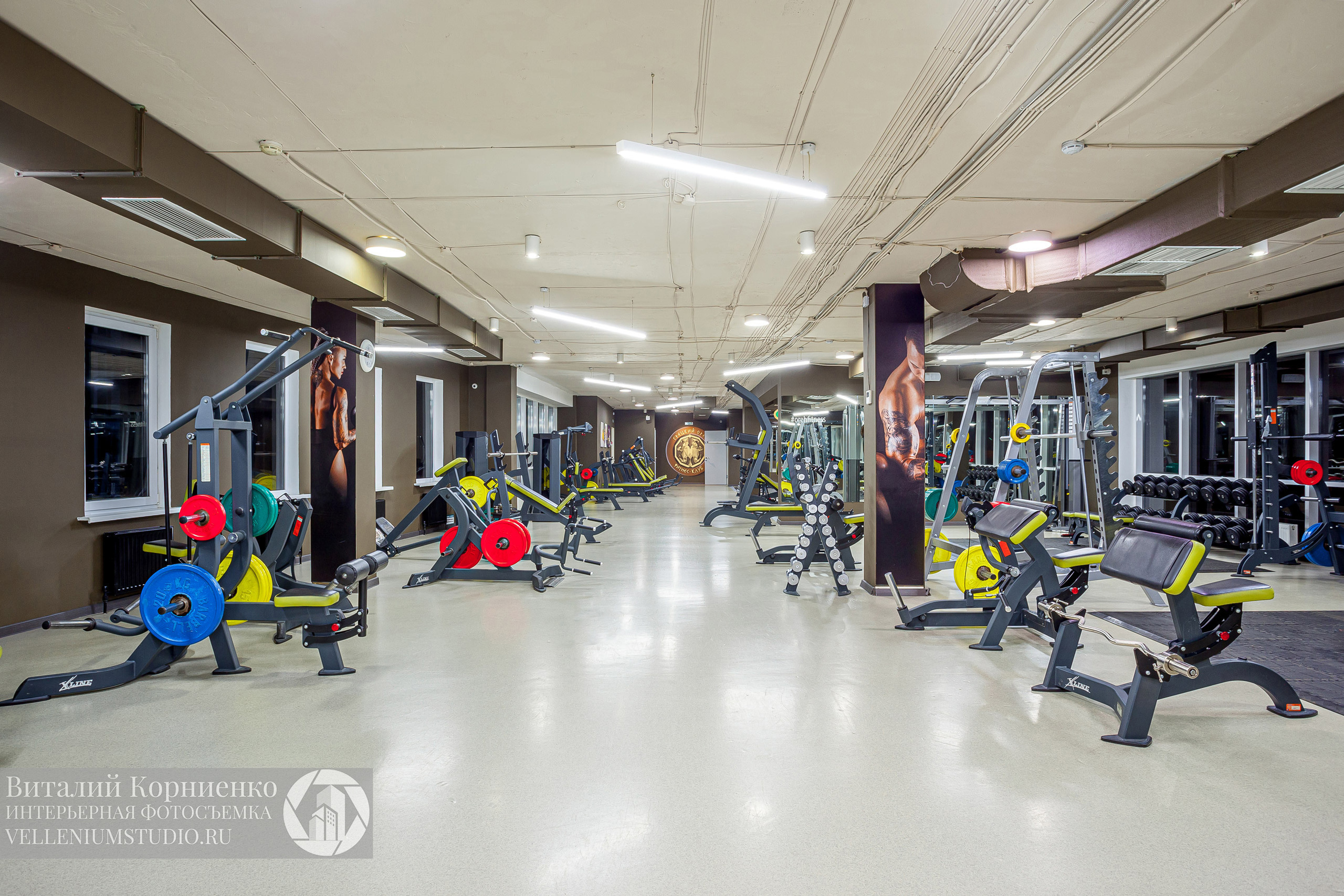 Спортзал. Интерьерный фотограф Краснодар: профессионально по доступным ценам