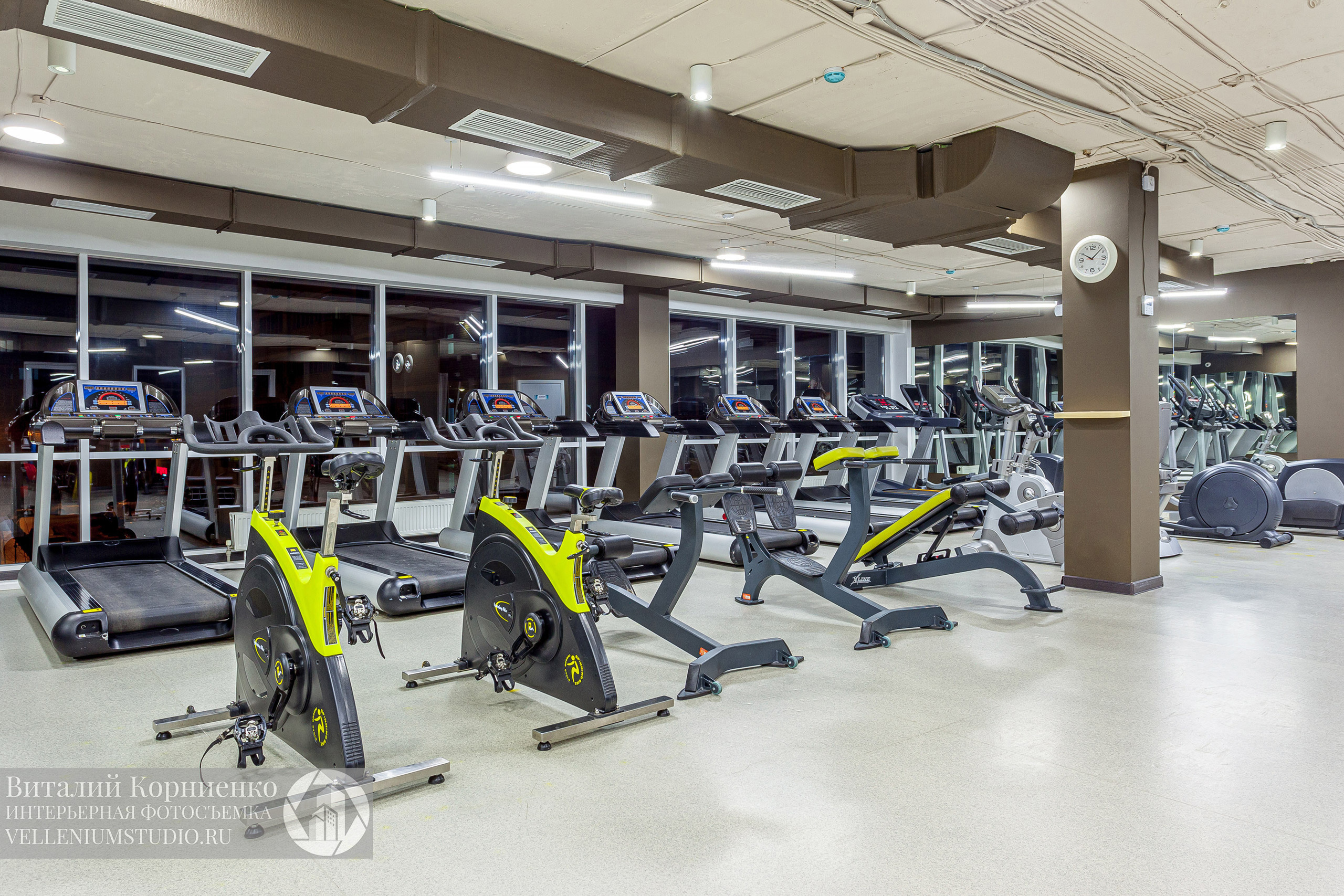 Спортзал. Интерьерный фотограф Краснодар: профессионально по доступным ценам