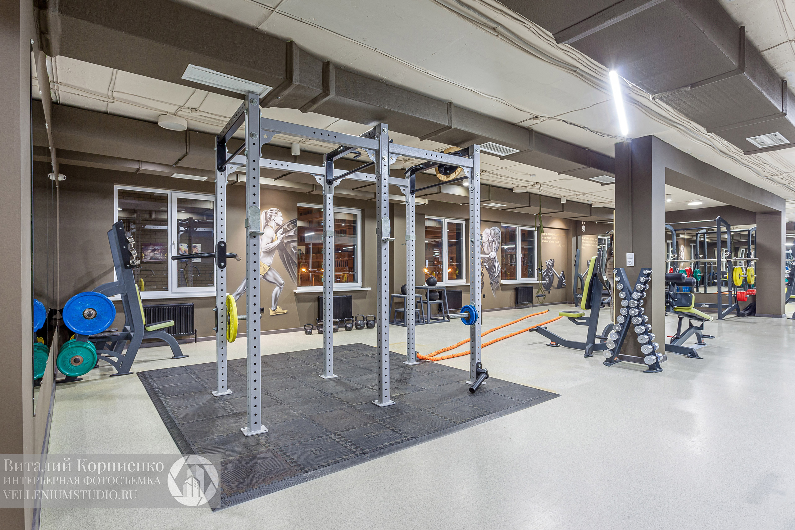Спортзал. Интерьерный фотограф Краснодар: профессионально по доступным ценам