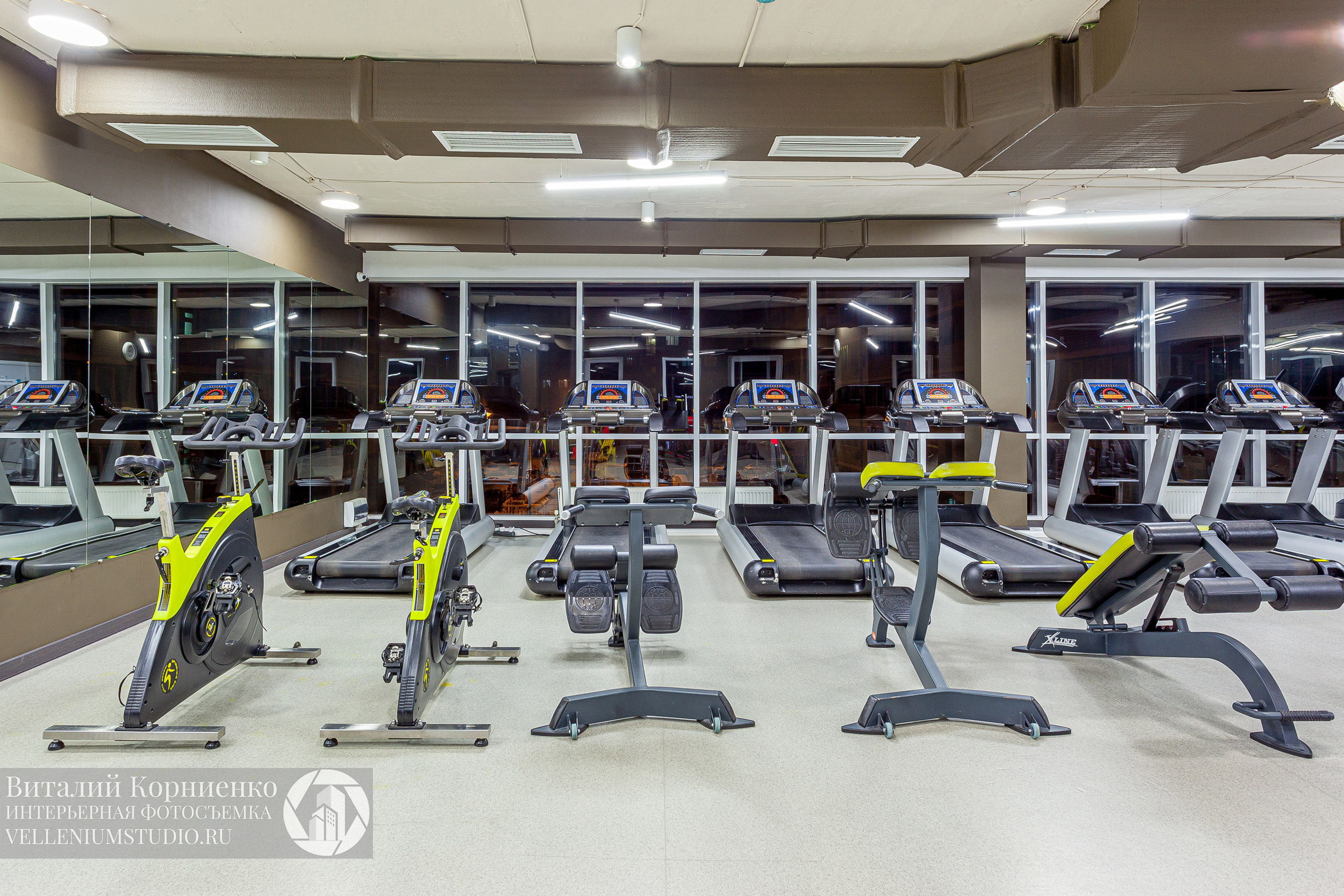 Спортзал. Интерьерный фотограф Краснодар: профессионально по доступным ценам