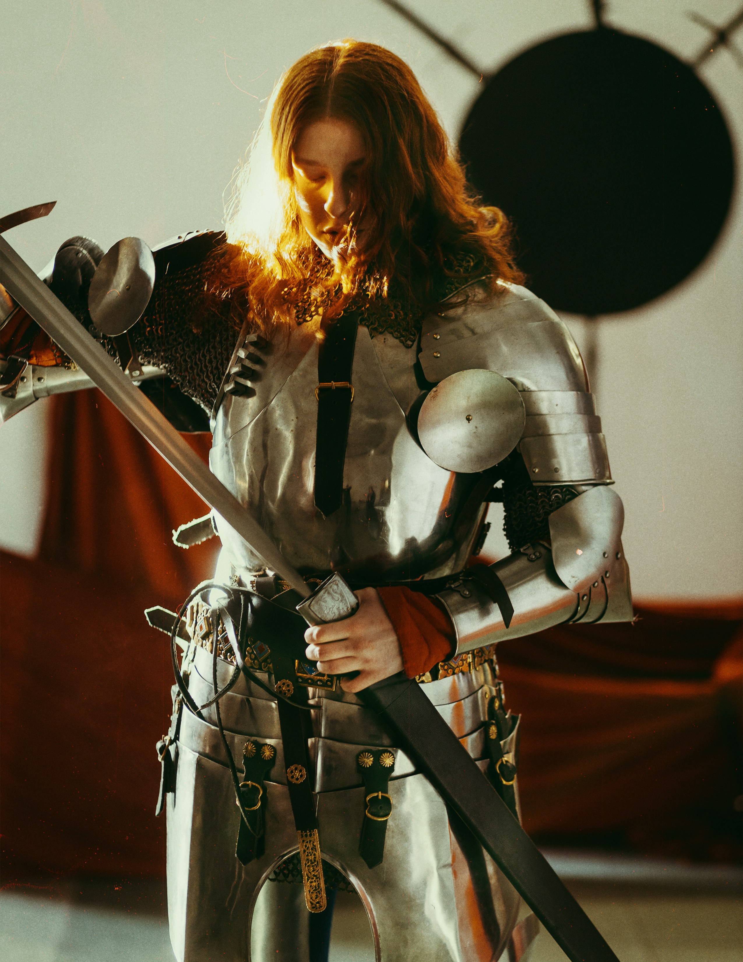 Леди рыцарь — фотосессия в Выборге