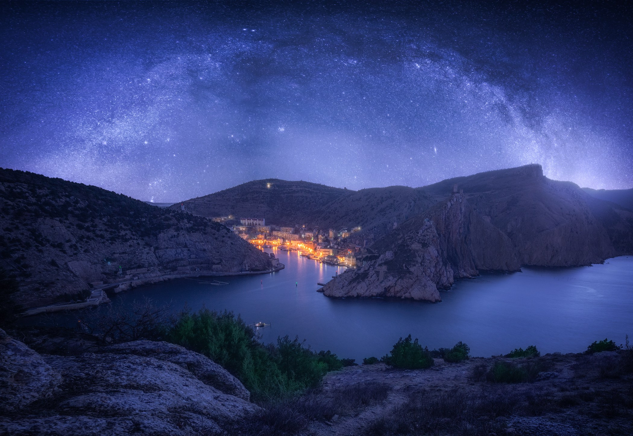 Volkovart.ru nighttime landscapes astrophotography. Volkovart.online nature photography